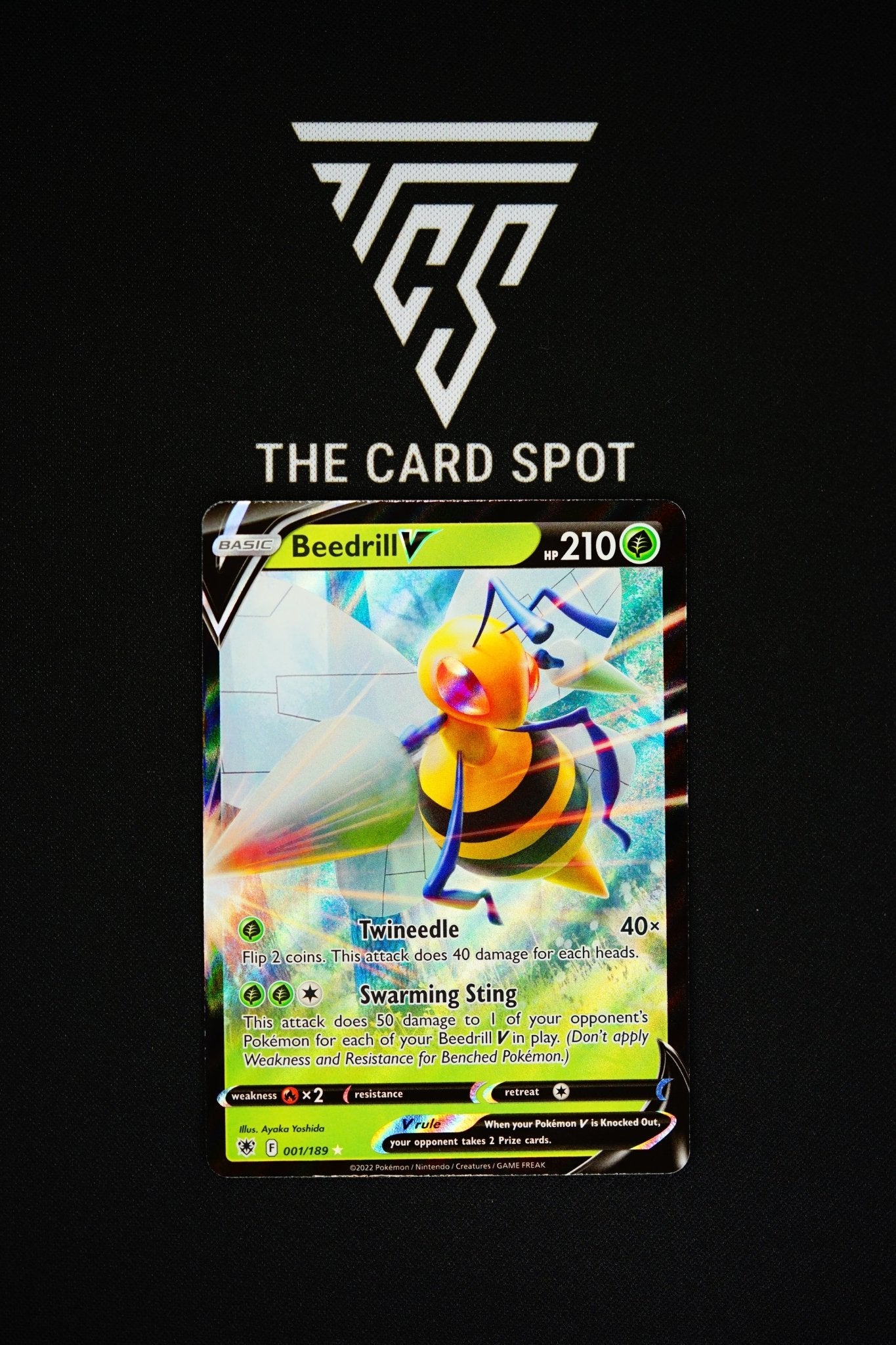 001/189 Beedrill V Pokemon Card THE CARD SPOT PTY LTD. 001/189 Beedrill V Pokemon Card THE CARD SPOT PTY LTD.