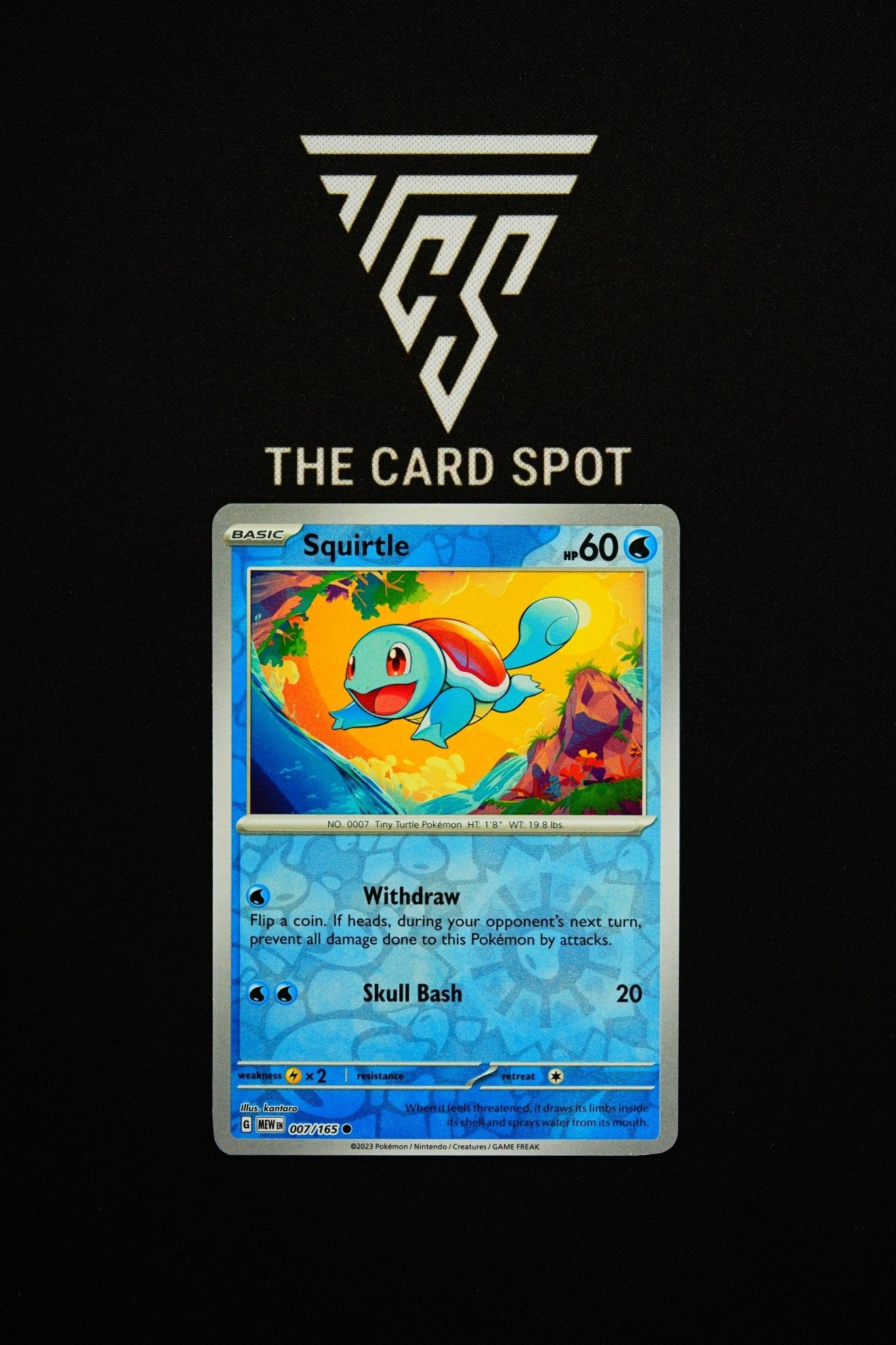 007/165 Squirtle - Pokemon TCG - THE CARD SPOT PTY LTD.