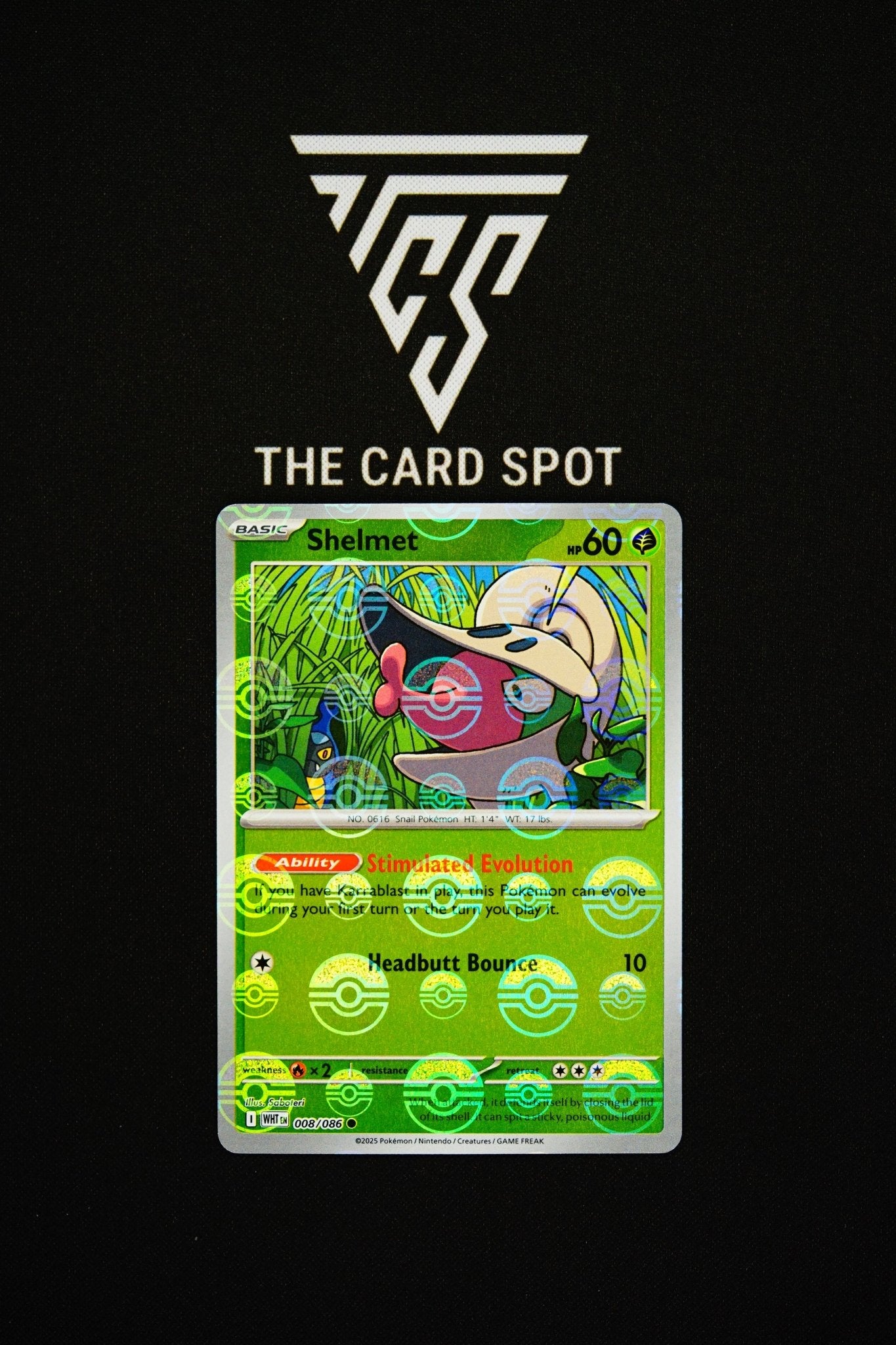 008/086 Shelmet - Pokemon TCG - THE CARD SPOT PTY LTD.