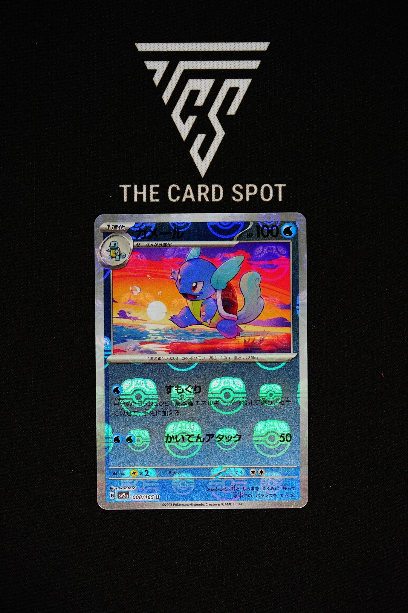 008/165 - Wartortle (Master Ball) - Pokemon TCG - THE CARD SPOT PTY LTD.
