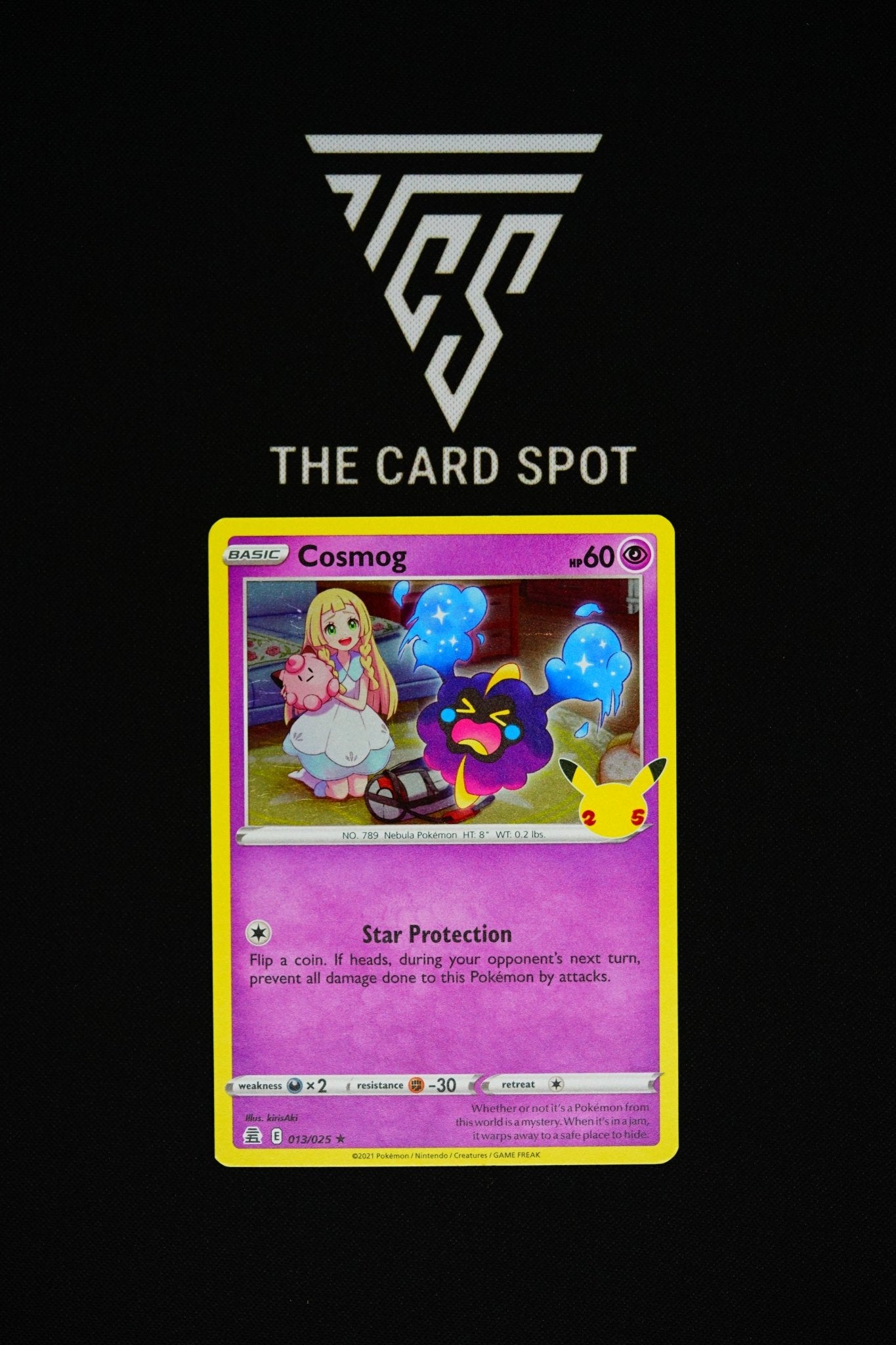 013/025 - Cosmog 25th Anniversary - Pokemon TCG - THE CARD SPOT PTY LTD.