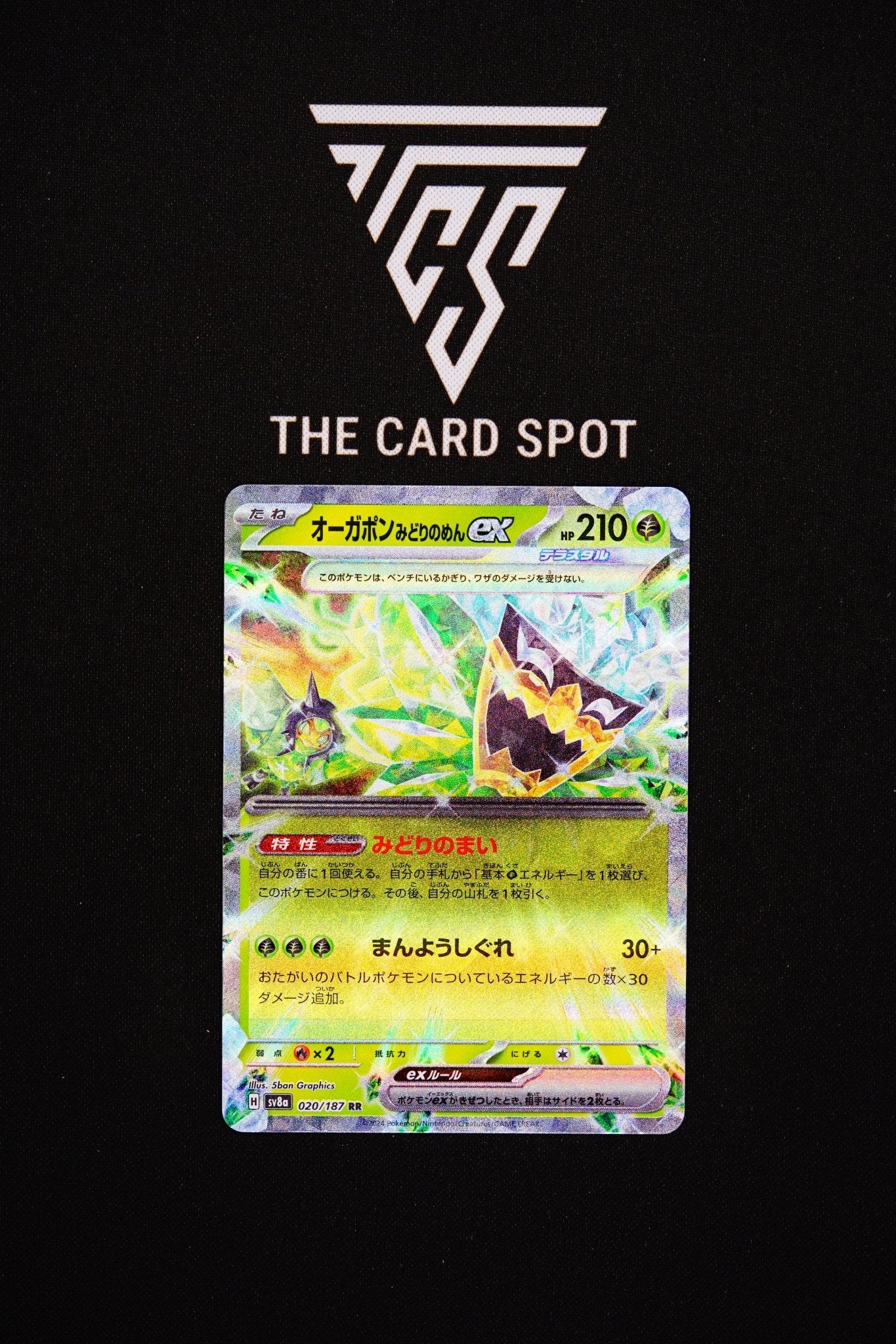 020/187 Teal Mask Ogrepon Ex - Pokemon TCG - THE CARD SPOT PTY LTD.