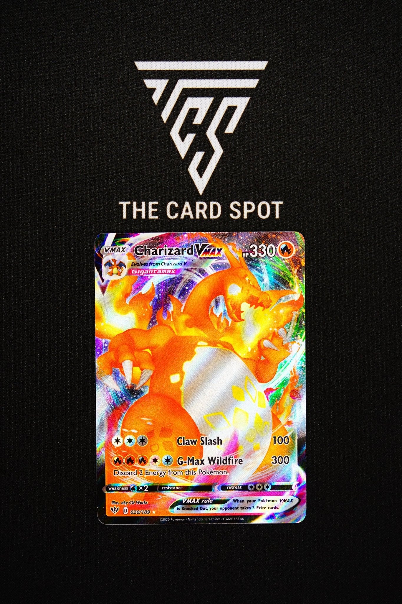 pokemon card 020 189 020/189 Charizard Vmax Fire / 330 / Pokemon Trading Card Game SFC Select Your Word:may