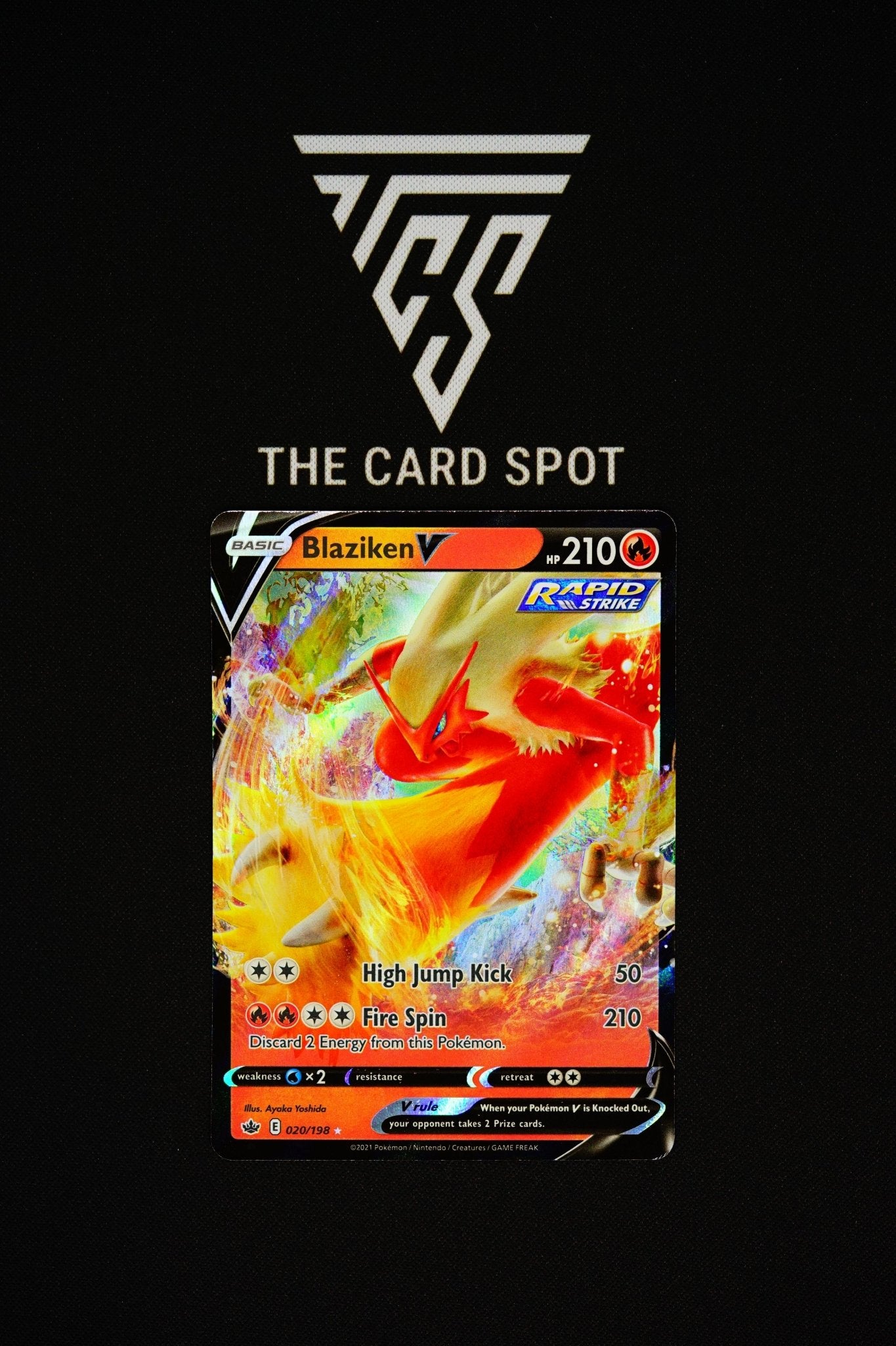 blaziken v pokemon card 020/198 Blaziken V