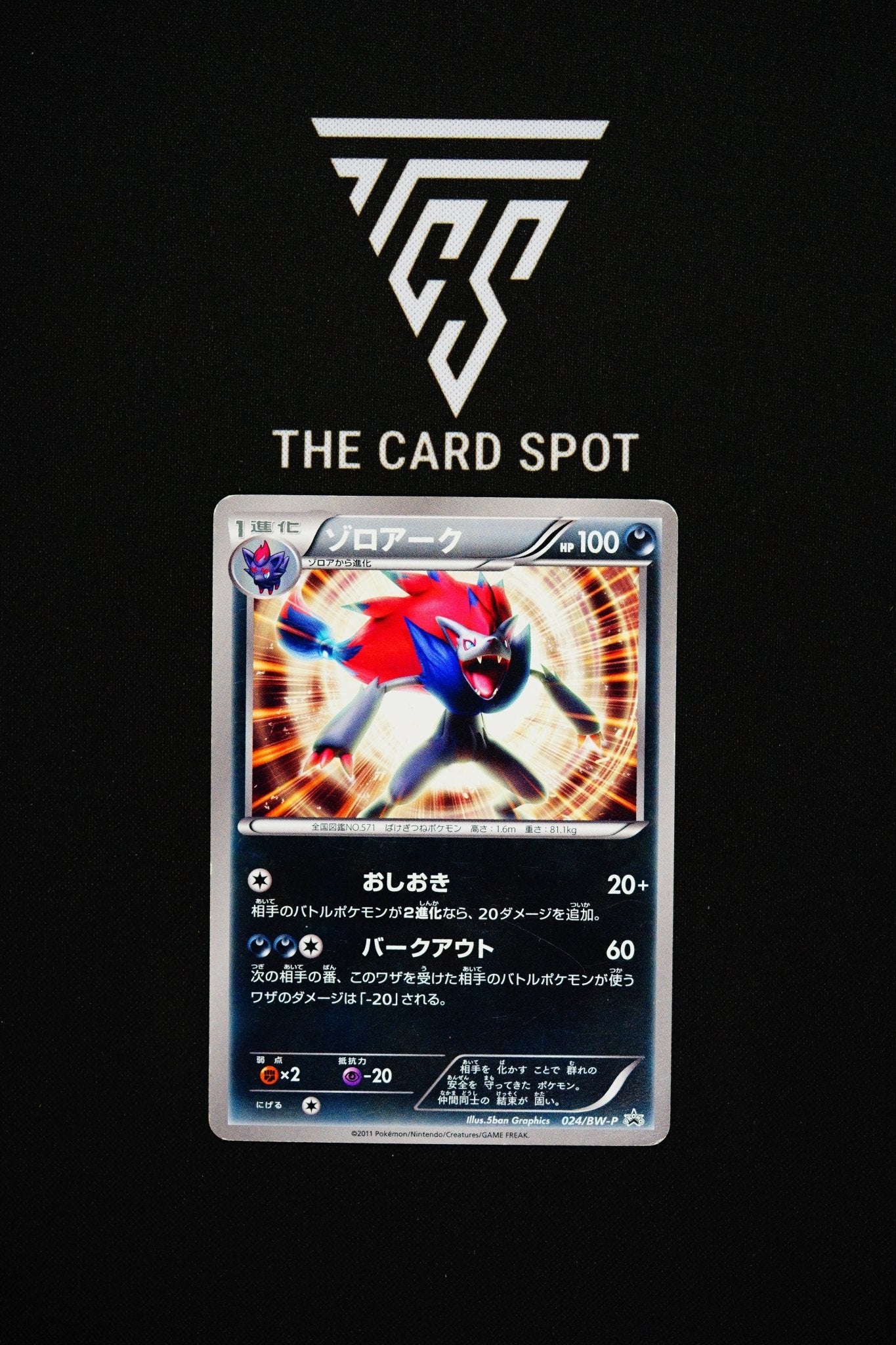024/BW - P Zoroark - Pokemon TCG - THE CARD SPOT PTY LTD.