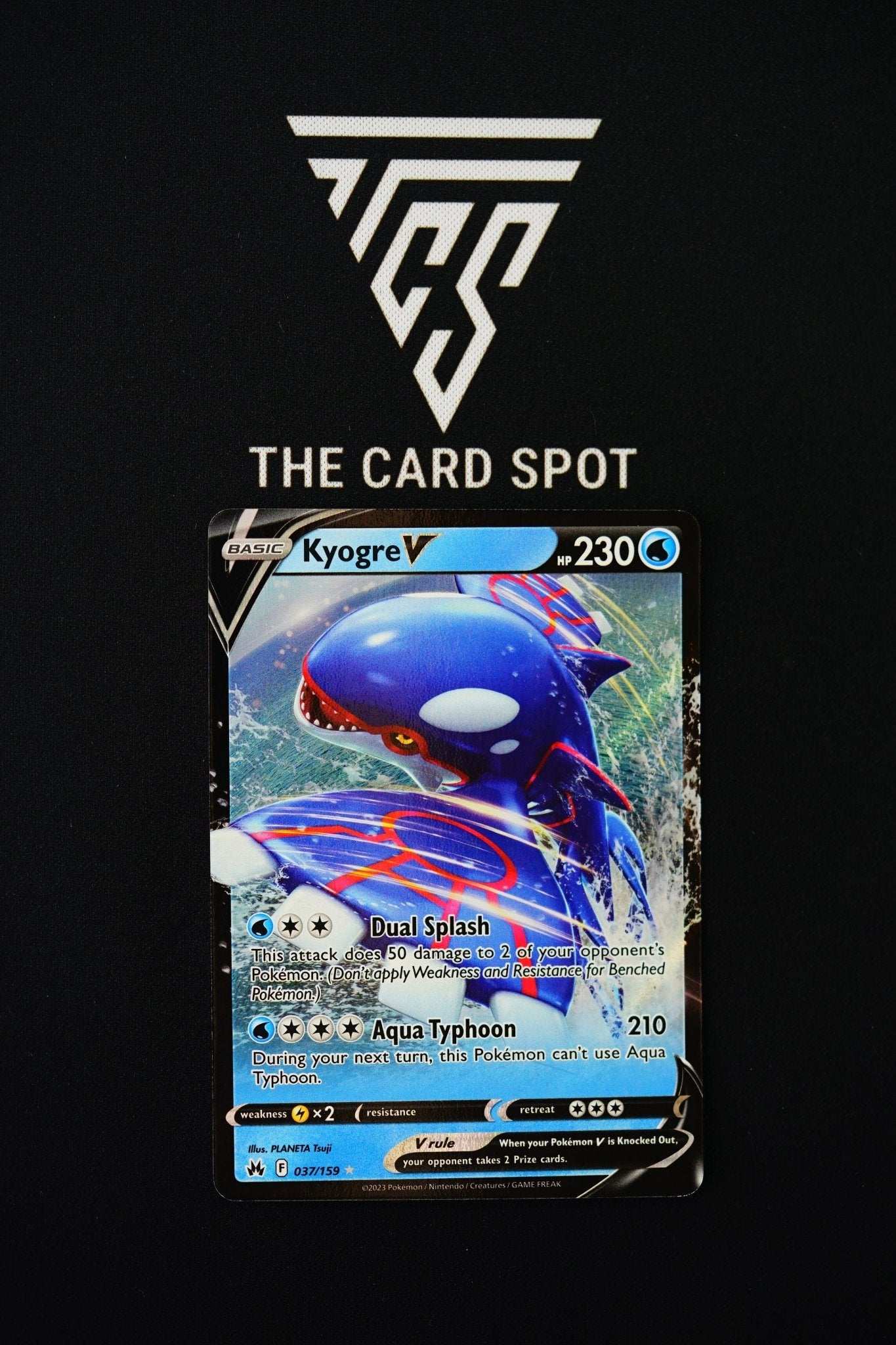 037/159 Kyogre V - Pokemon TCG - THE CARD SPOT PTY LTD.