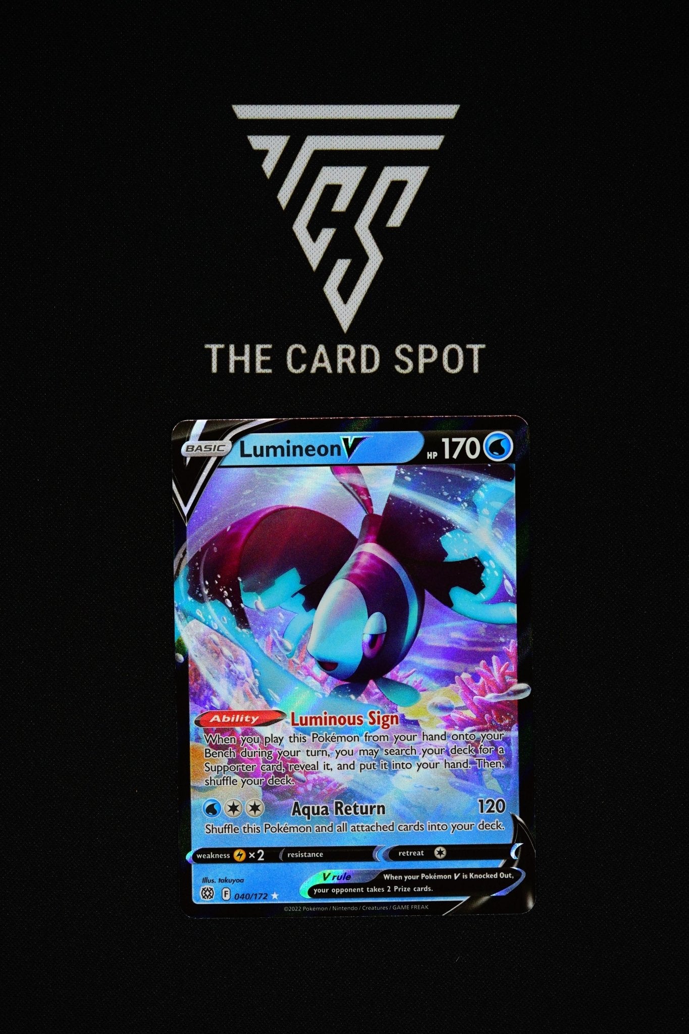 040/172 - Lumineon V - Pokemon TCG THE CARD SPOT PTY LTD. 040/172 - Lumineon V - Pokemon TCG THE CARD SPOT PTY LTD.