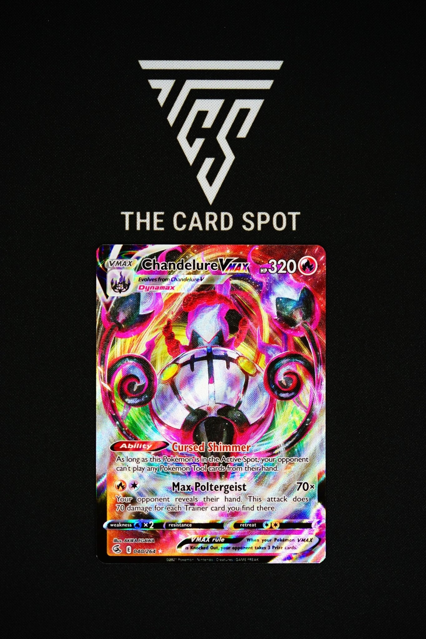 040/264 - Chandelure VMAX - Pokemon TCG THE CARD SPOT PTY LTD. 040/264 - Chandelure VMAX - Pokemon TCG THE CARD SPOT PTY LTD.