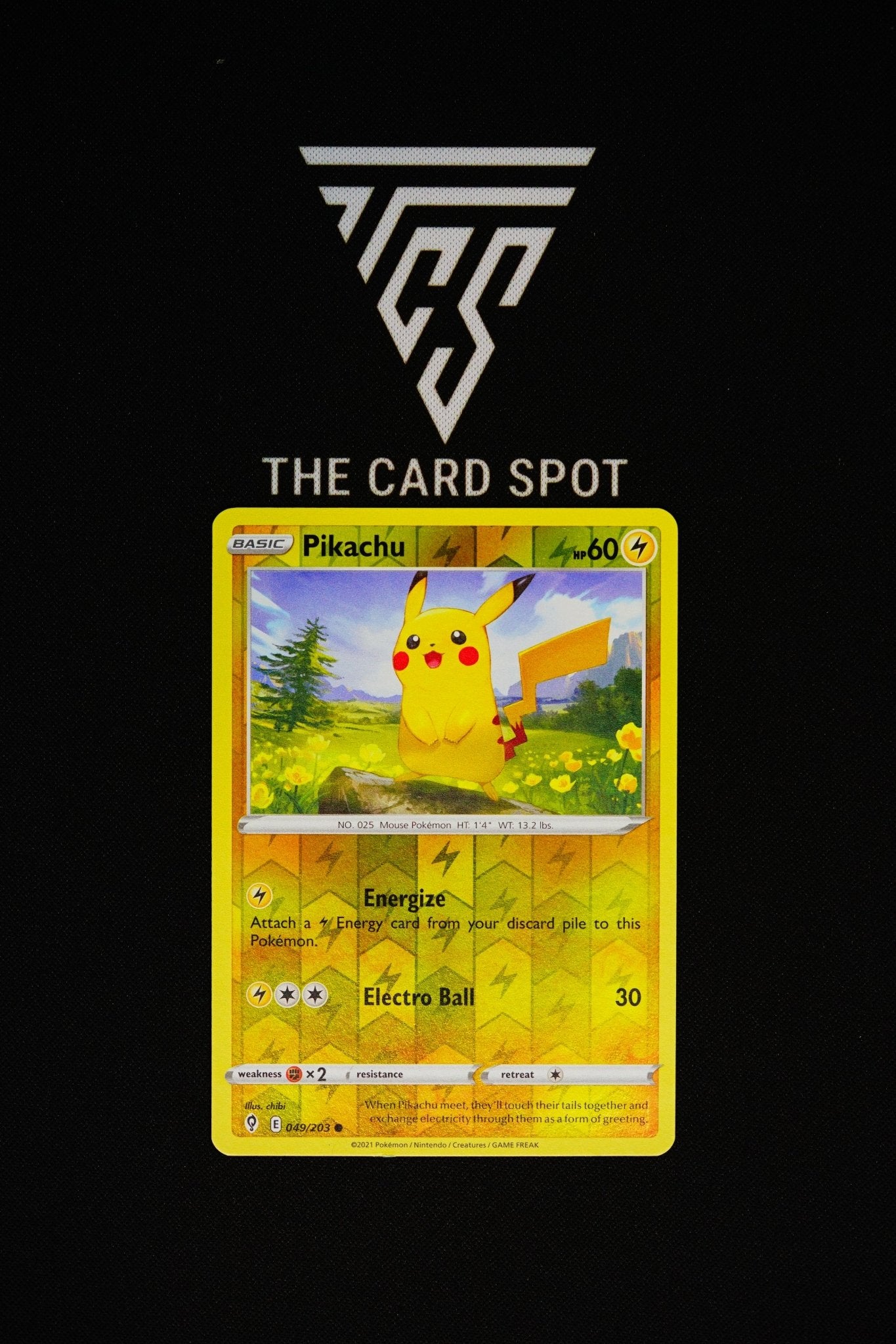 049/203 - Pikachu (Reverse Holo) - Pokemon TCG - THE CARD SPOT PTY LTD.