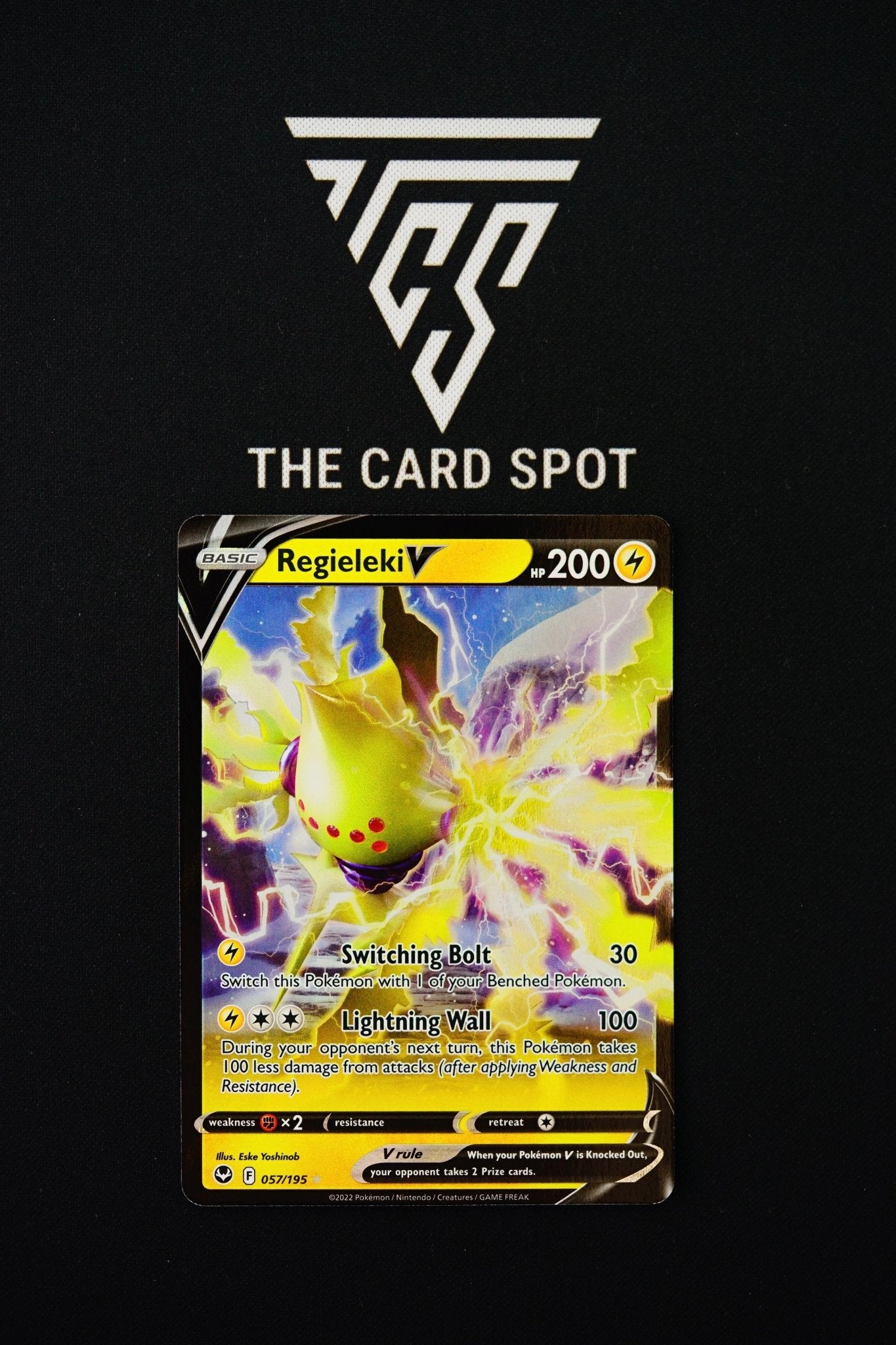 057/195 Regieleki V - Pokemon TCG THE CARD SPOT PTY LTD. 057/195 Regieleki V - Pokemon TCG THE CARD SPOT PTY LTD.