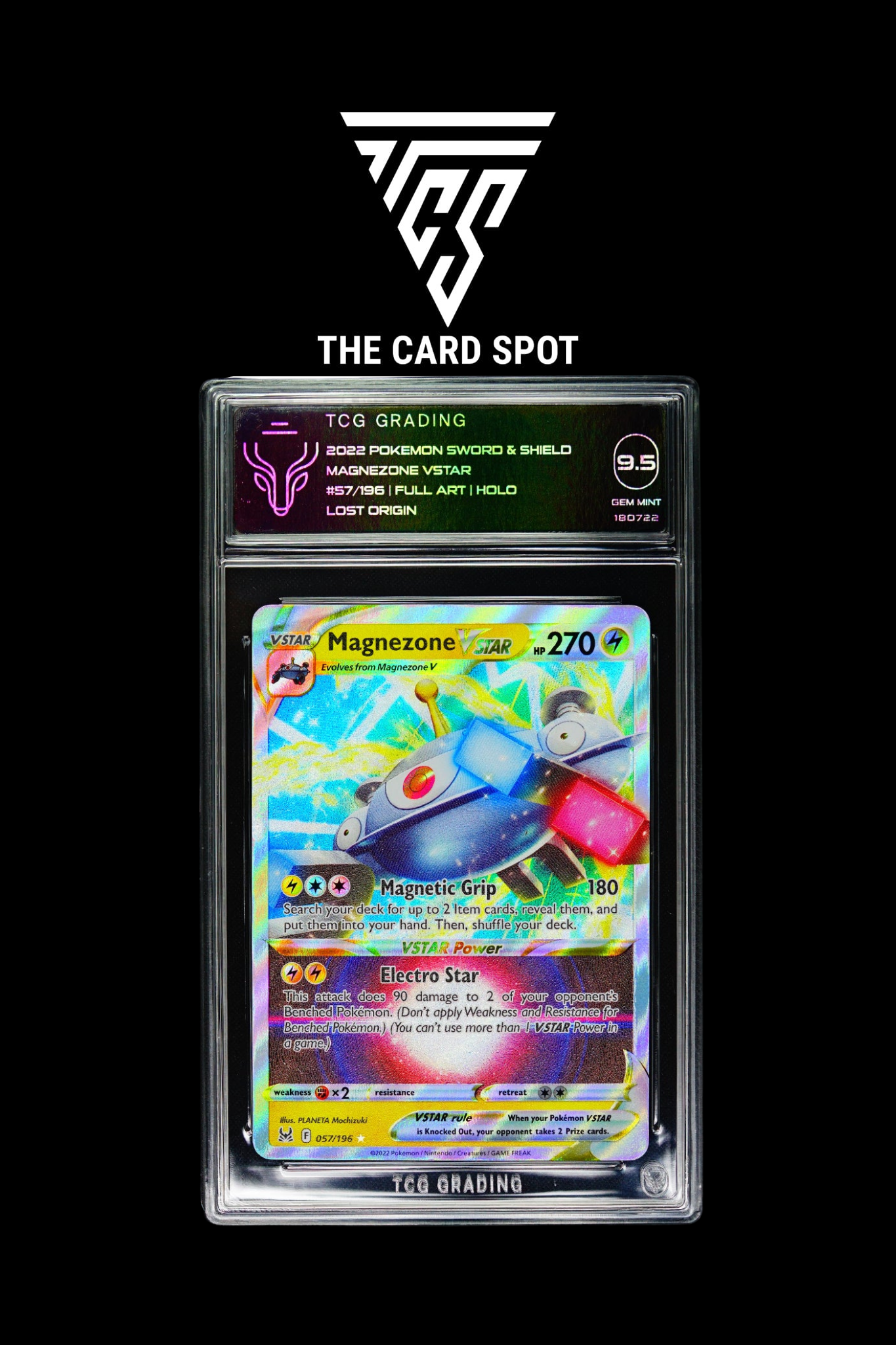 057/196 - Magnezone VSTAR TCG 9.5 - Pokemon TCG - THE CARD SPOT PTY LTD.