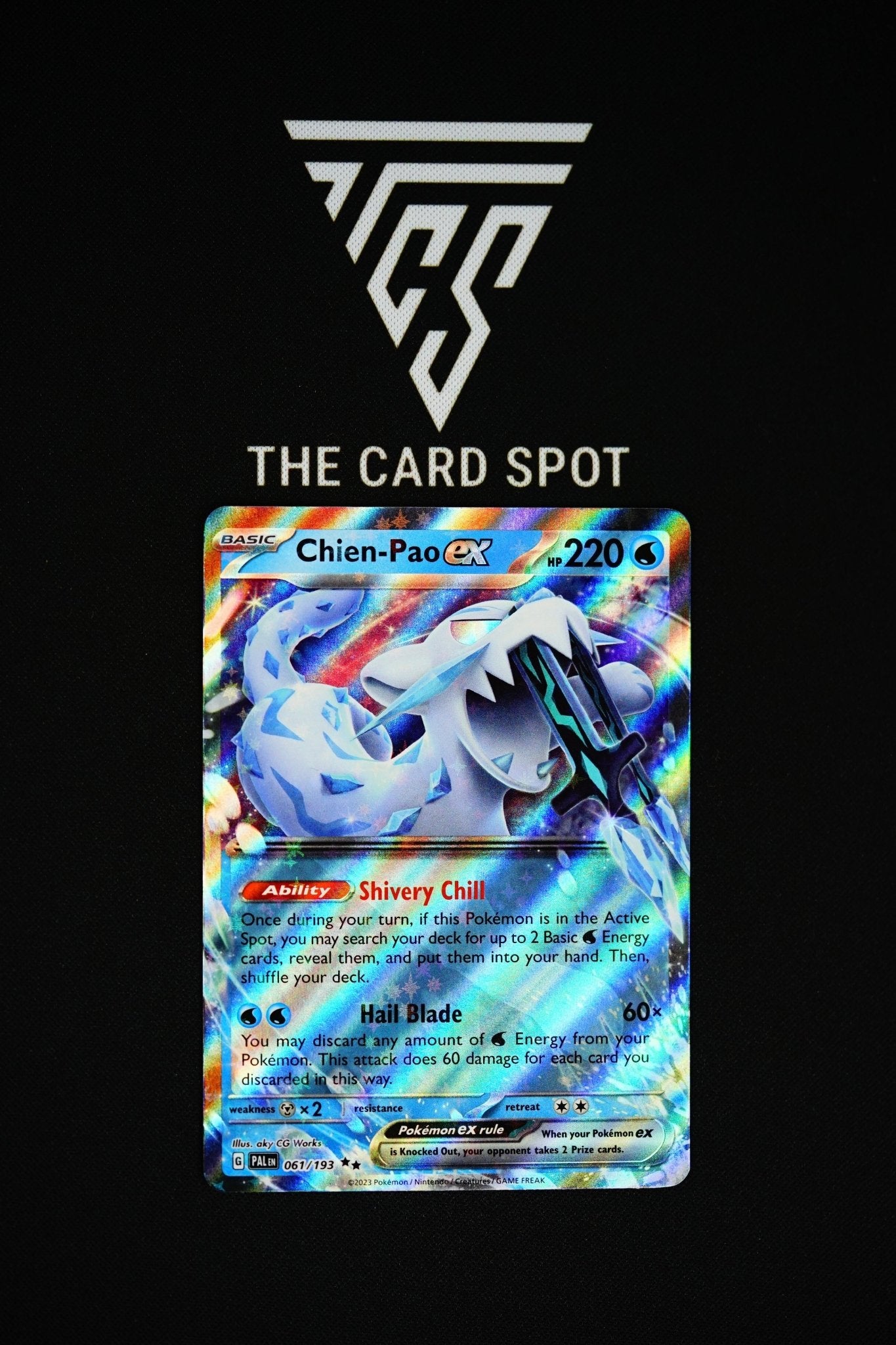 chien-pao ex pokemon card value 061/193 Chien-Pao ex