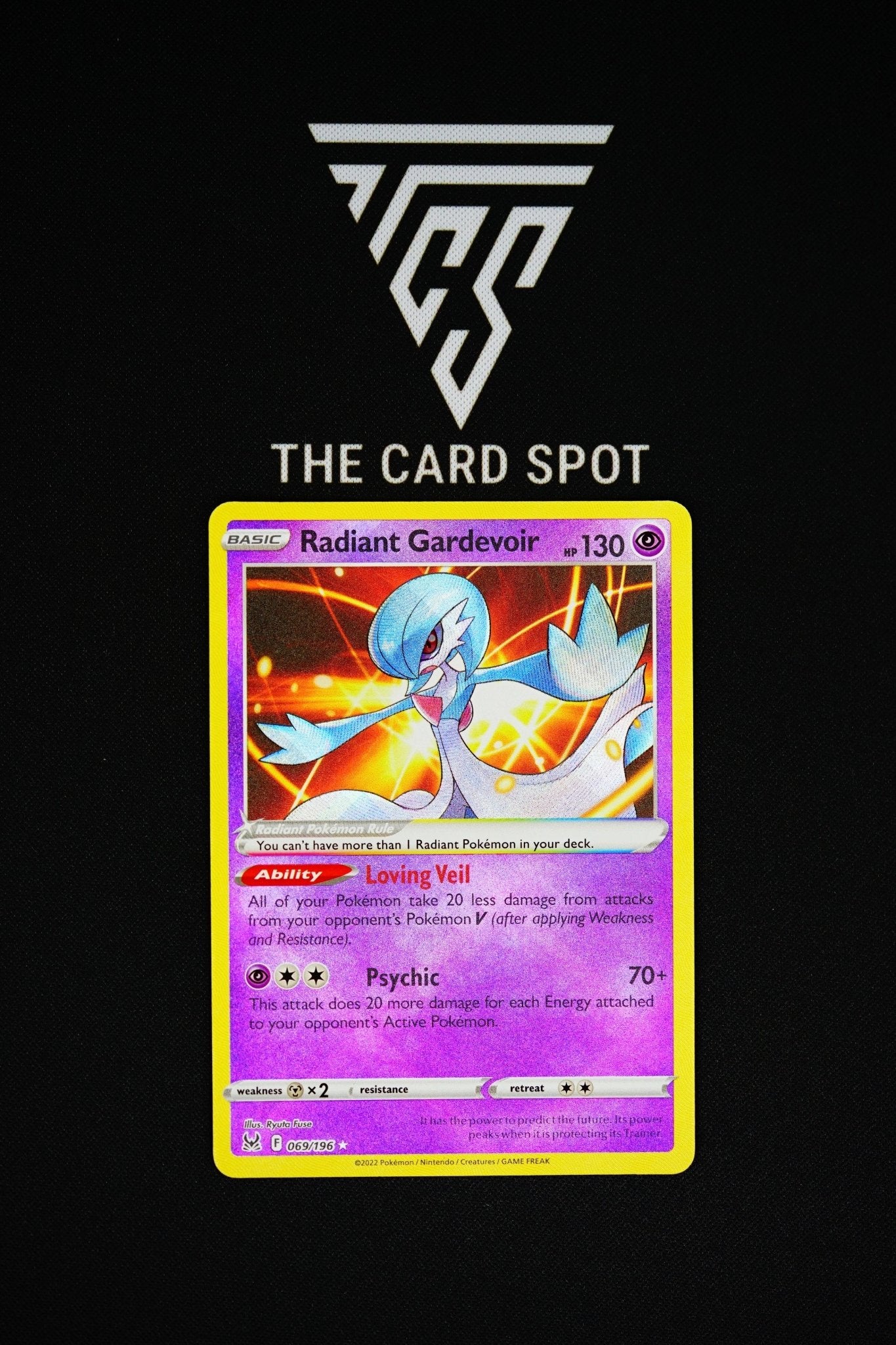 069/196 Radiant Gardevoir Pokemon Card THE CARD SPOT PTY LTD. 069/196 Radiant Gardevoir Pokemon Card THE CARD SPOT PTY LTD.