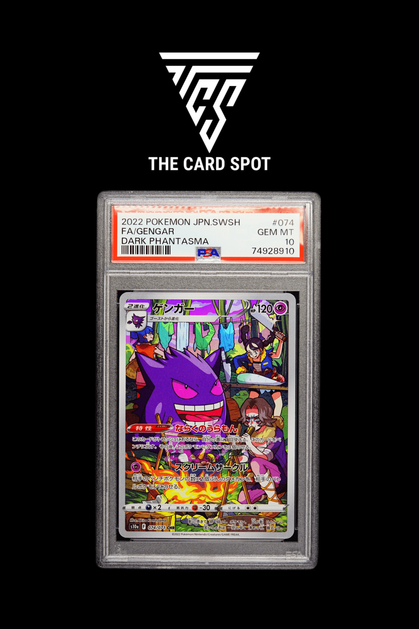074/071 Gengar PSA 10 - Pokemon TCG - THE CARD SPOT PTY LTD.