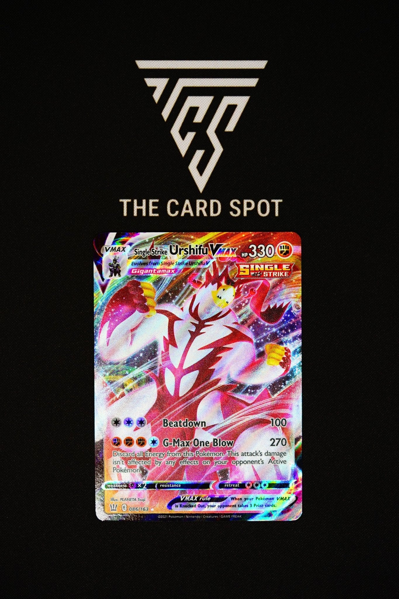 086/163 - Urshifu VMAX - Pokemon TCG THE CARD SPOT PTY LTD. 086/163 - Urshifu VMAX - Pokemon TCG THE CARD SPOT PTY LTD.