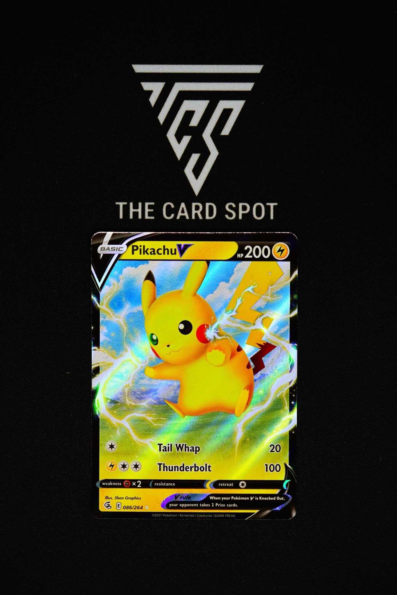 086/264 - Pikachu V - Pokemon TCG - THE CARD SPOT PTY LTD.