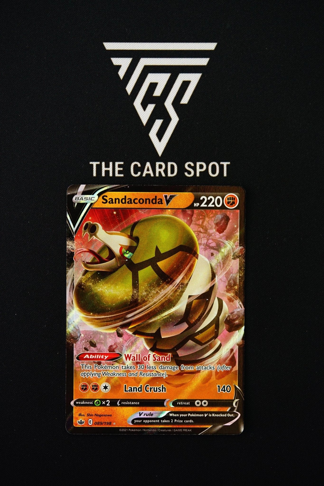 089/198 - Sandaconda V - Pokemon TCG THE CARD SPOT PTY LTD. 089/198 - Sandaconda V - Pokemon TCG THE CARD SPOT PTY LTD.