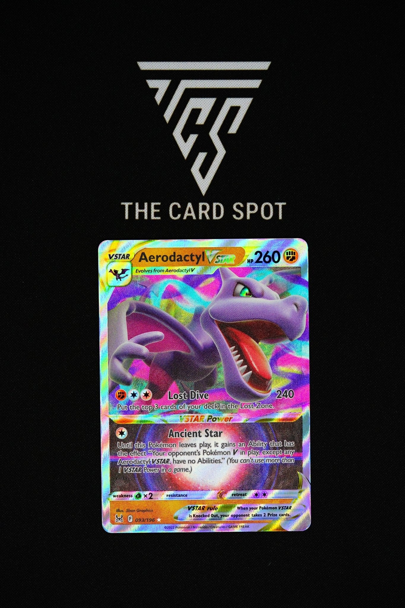 093/196 - Aerodactyl VSTAR - Pokemon TCG THE CARD SPOT PTY LTD. 093/196 - Aerodactyl VSTAR - Pokemon TCG THE CARD SPOT PTY LTD.