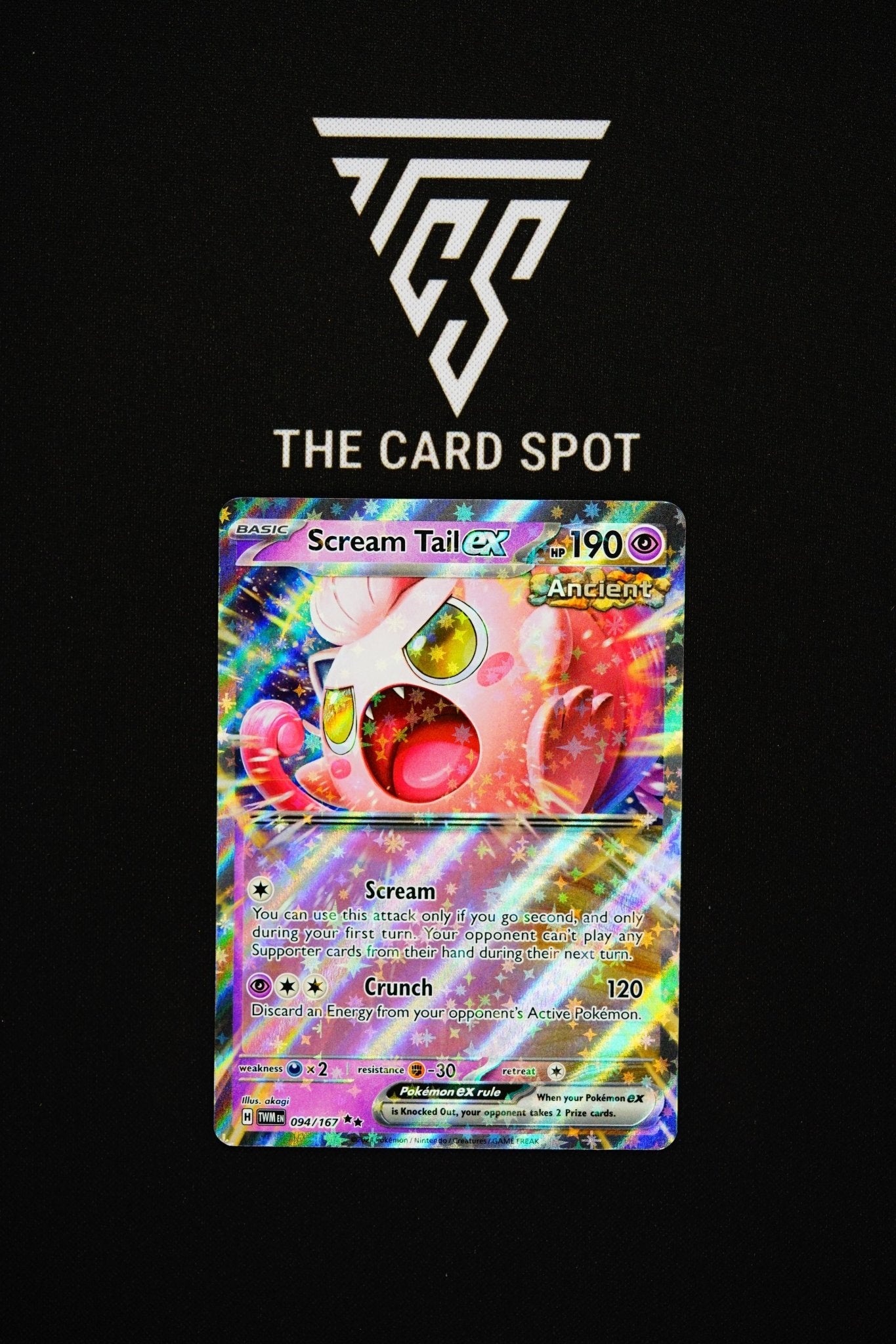 094/167 Scream Tail Ex - Pokemon TCG - THE CARD SPOT PTY LTD.