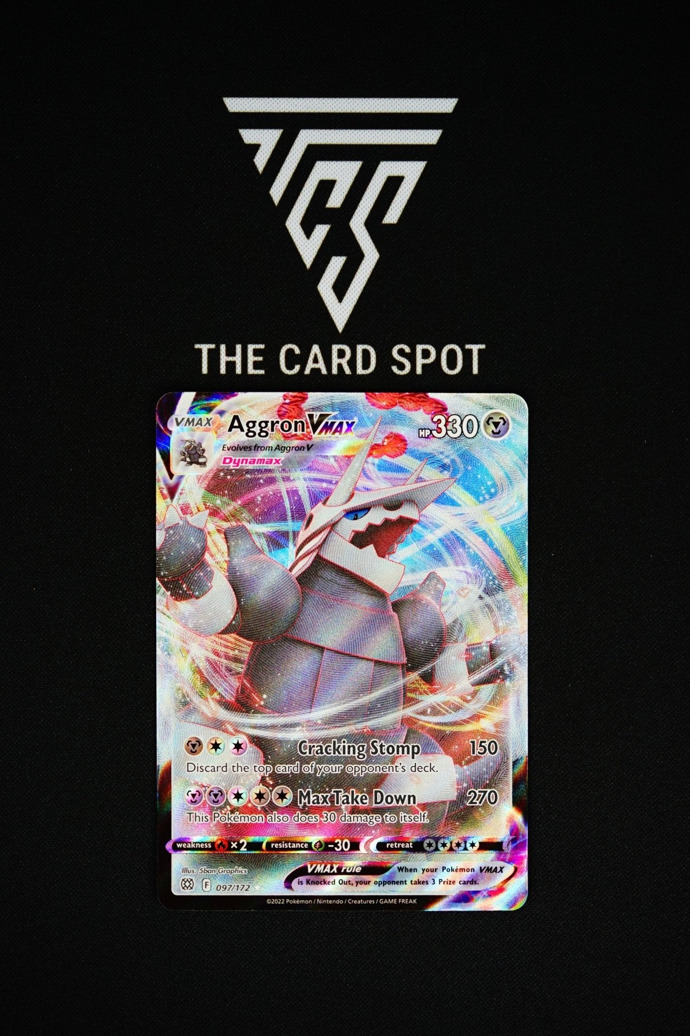 097/172 Aggron Vmax - Pokemon THE CARD SPOT PTY LTD. 097/172 Aggron Vmax - Pokemon THE CARD SPOT PTY LTD.
