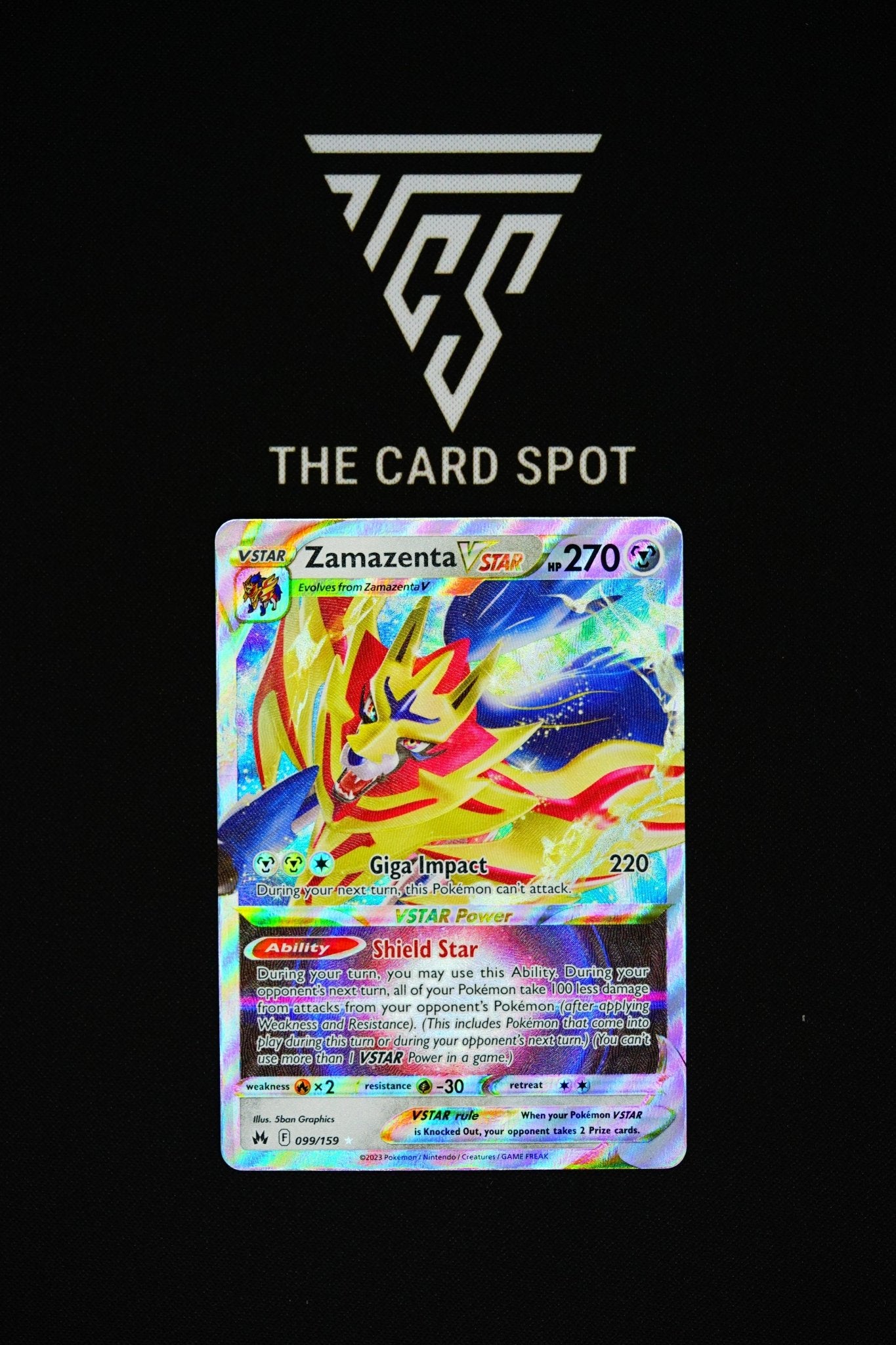 099/159 - Zamazenta VSTAR - Pokemon TCG - THE CARD SPOT PTY LTD.