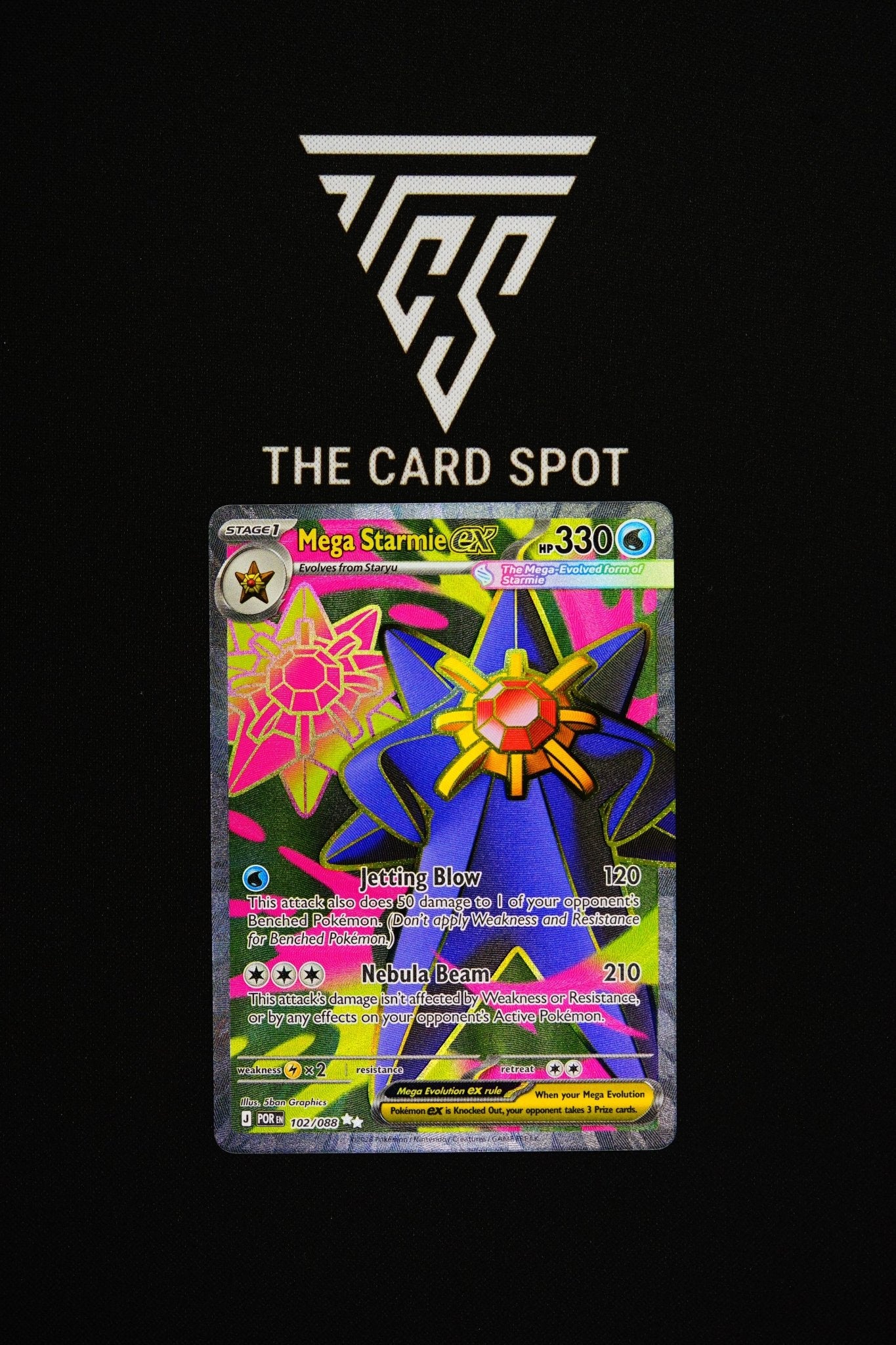 102/088 Mega Starmie Ex - Pokemon TCG - THE CARD SPOT PTY LTD.