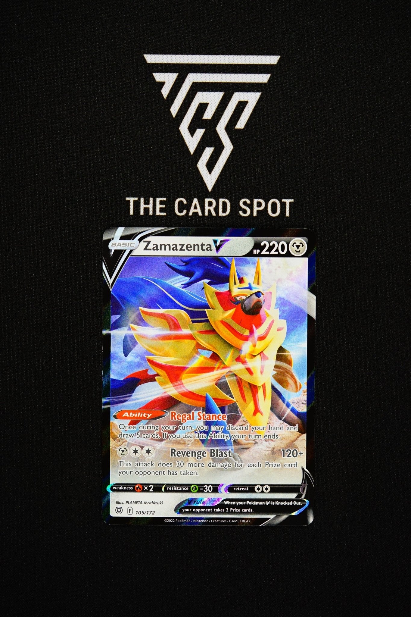 105/172 Zamazenta V - Pokemon TCG - THE CARD SPOT PTY LTD.