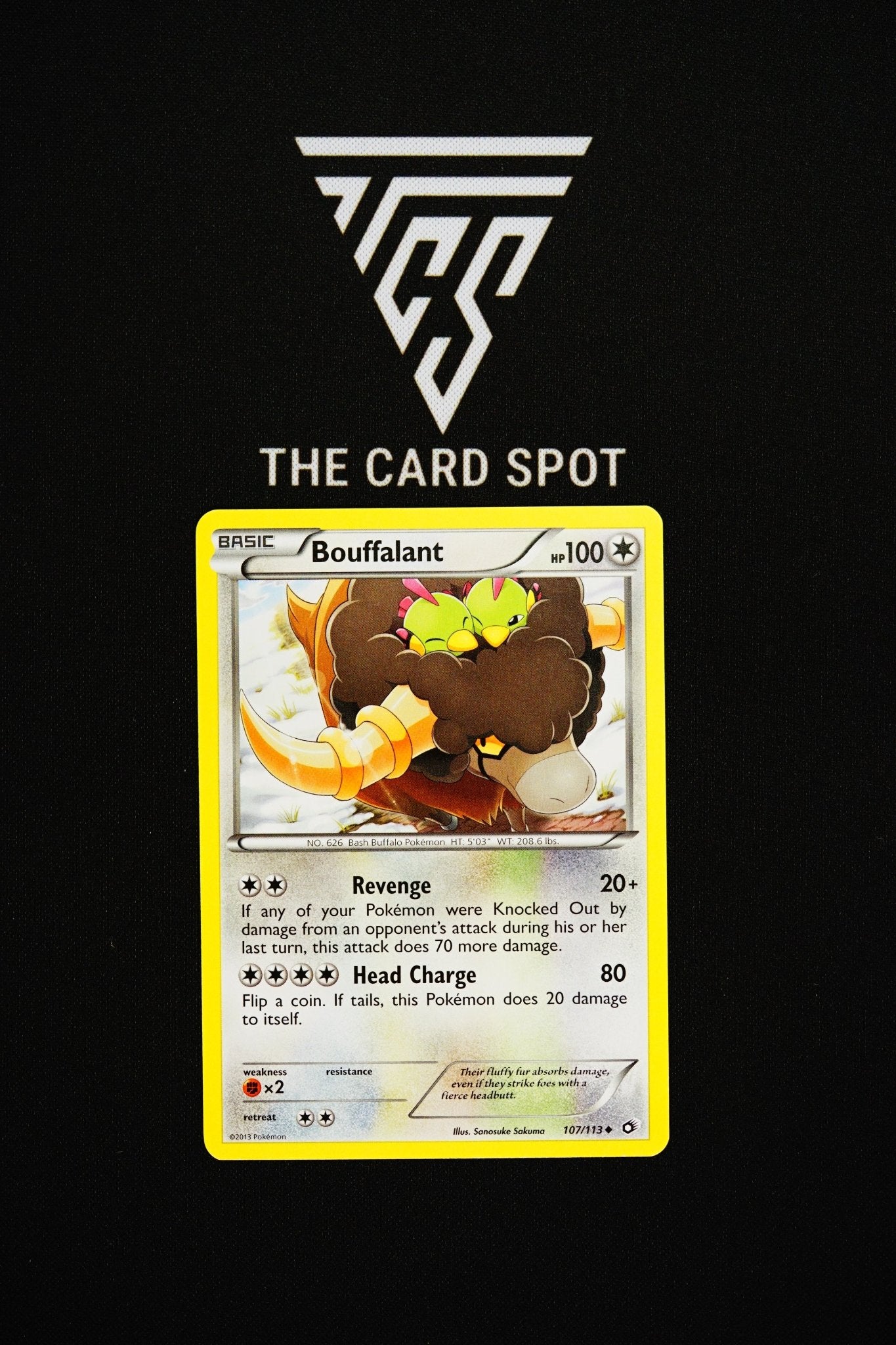 pokemon bouffalant card 107/113 Bouffalant
