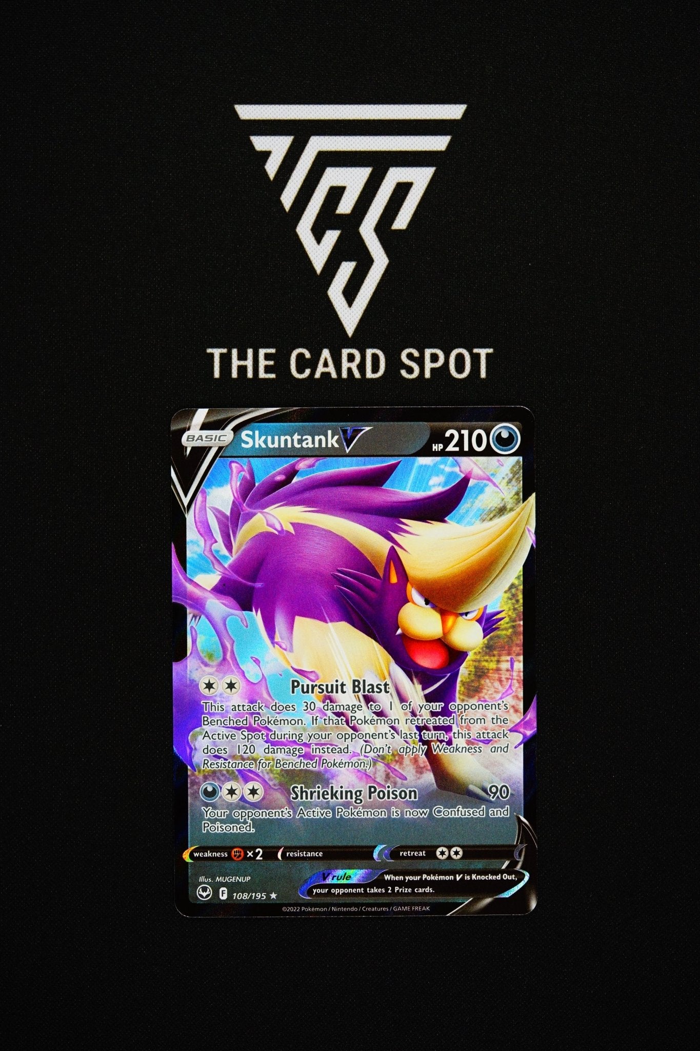 108/195 Skuntank V - Pokemon TCG - THE CARD SPOT PTY LTD.