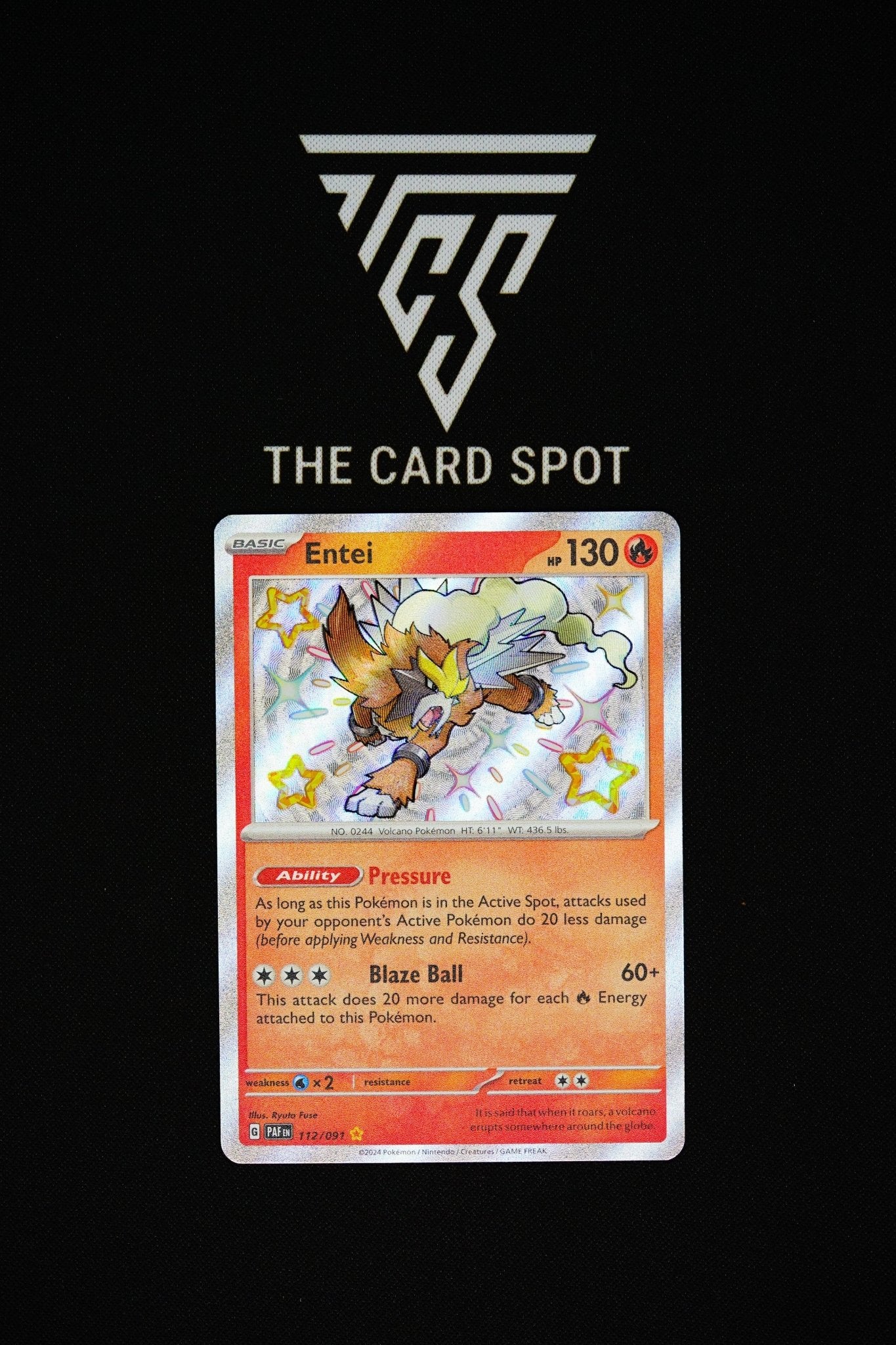 112/091 - Entei - Pokemon TCG - THE CARD SPOT PTY LTD.