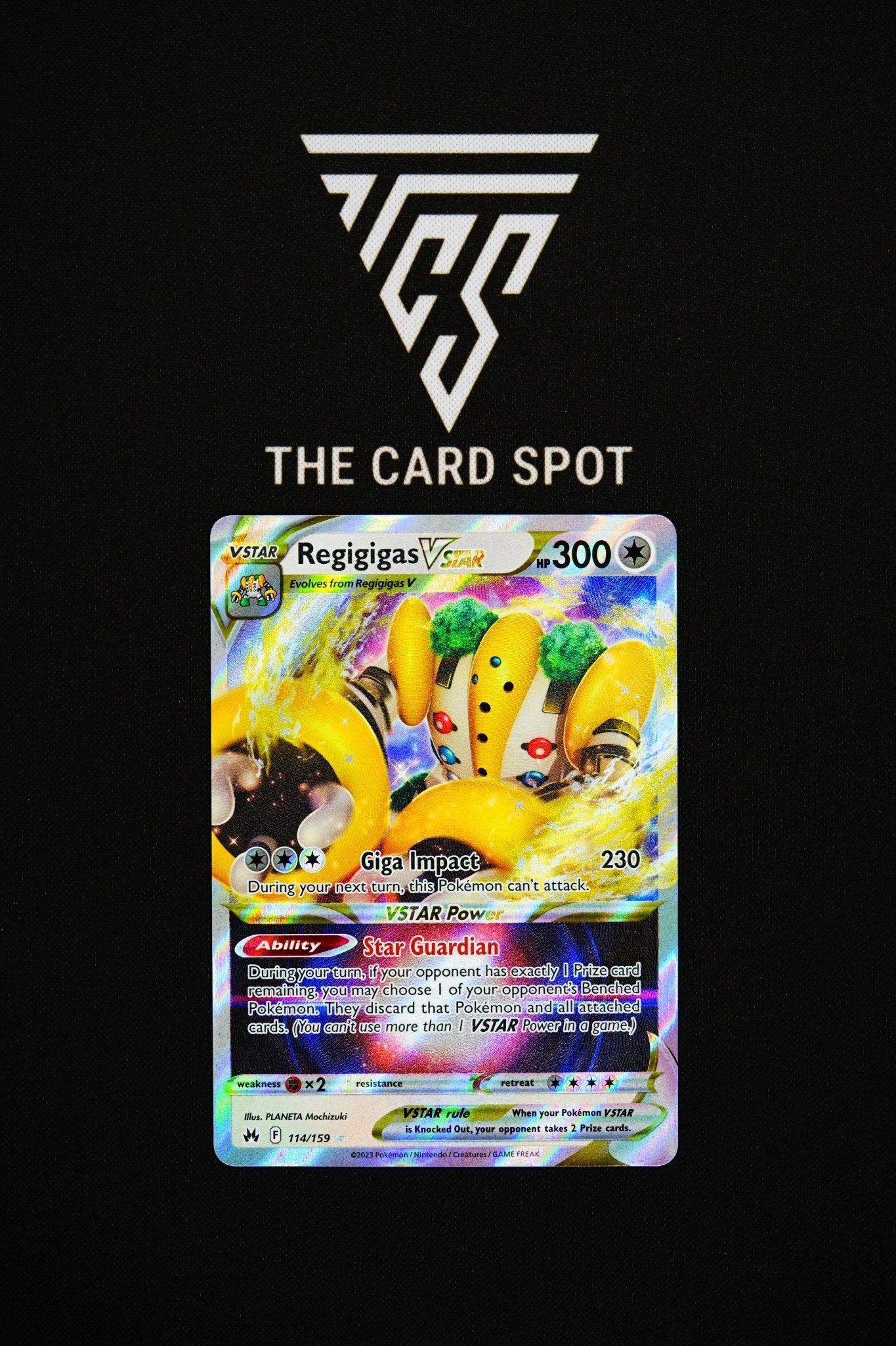 114/159 Regigigas Vstar - Pokemon TCG THE CARD SPOT PTY LTD. 114/159 Regigigas Vstar - Pokemon TCG THE CARD SPOT PTY LTD.