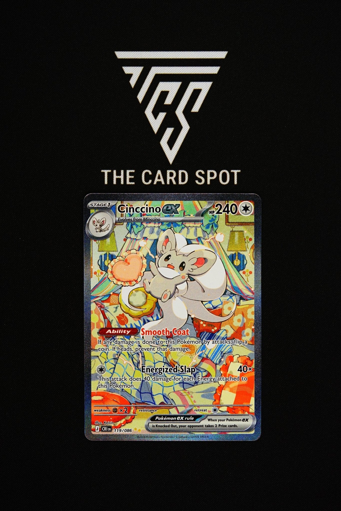 119/086 Cinccino Ex - Pokemon TCG - THE CARD SPOT PTY LTD.