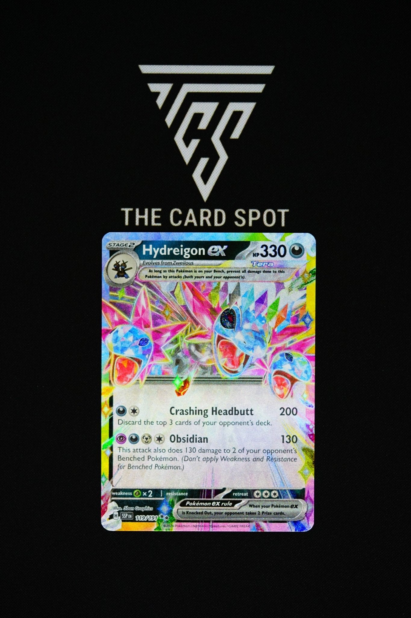 119 191 pokemon card 119/191 - Hydreigon ex