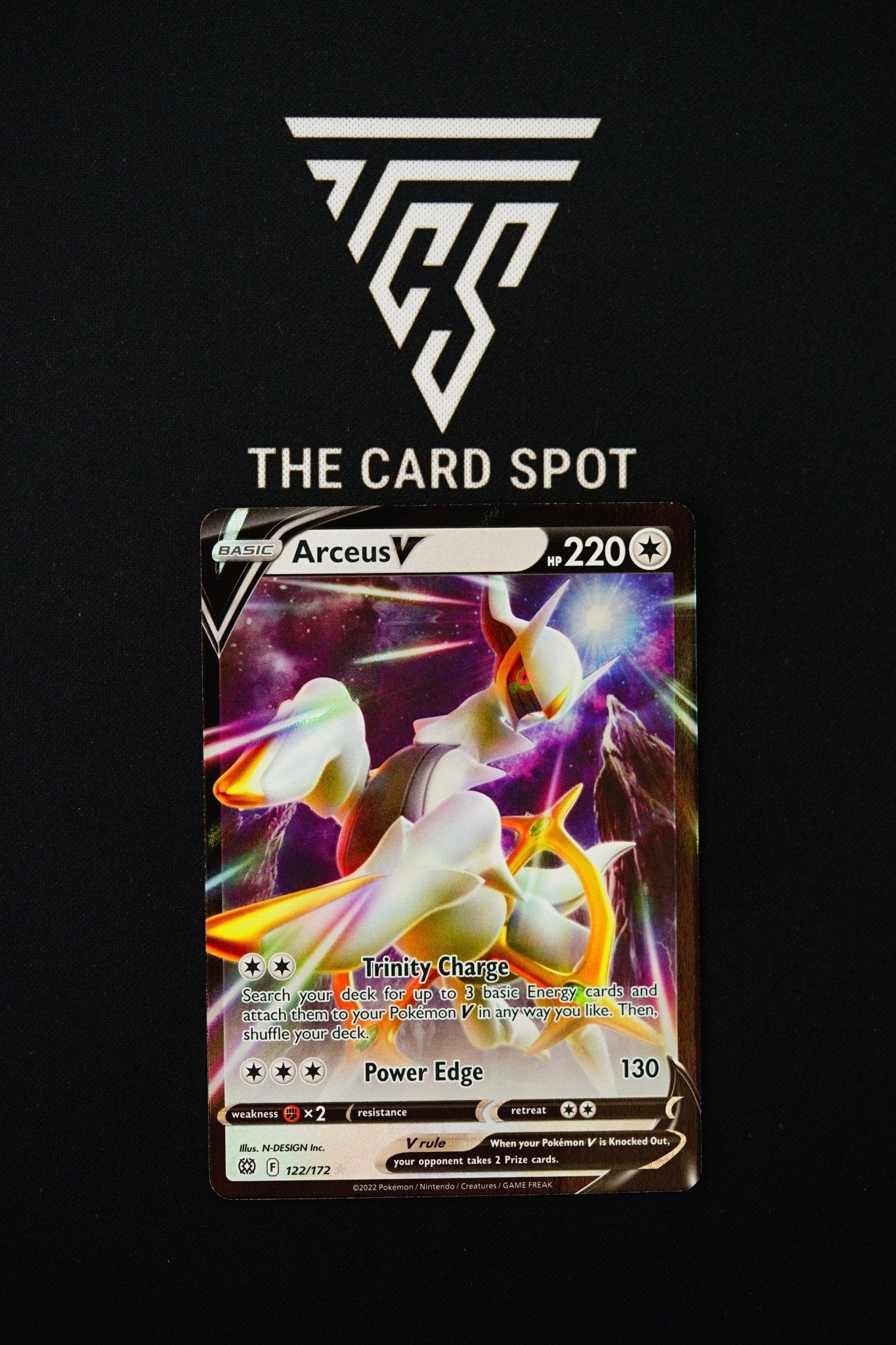 pokemon card 122 172 122/172 Arceus V