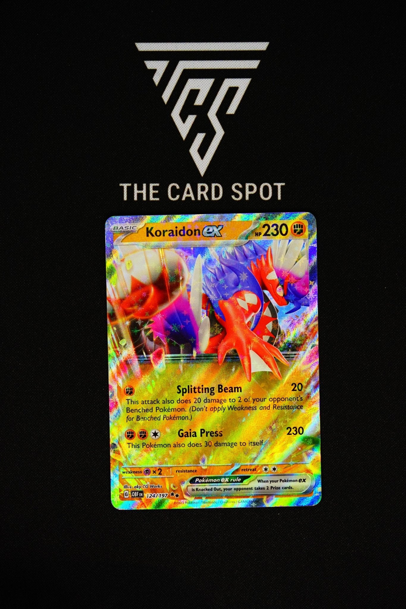 124/197 - Koraidon ex - Pokemon TCG - THE CARD SPOT PTY LTD.