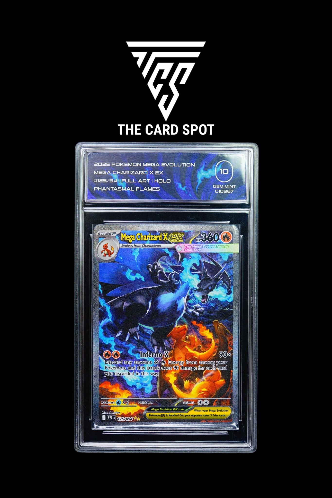 125/094 Mega Charizard X Ex TCG 10 - Pokemon TCG - THE CARD SPOT PTY LTD.