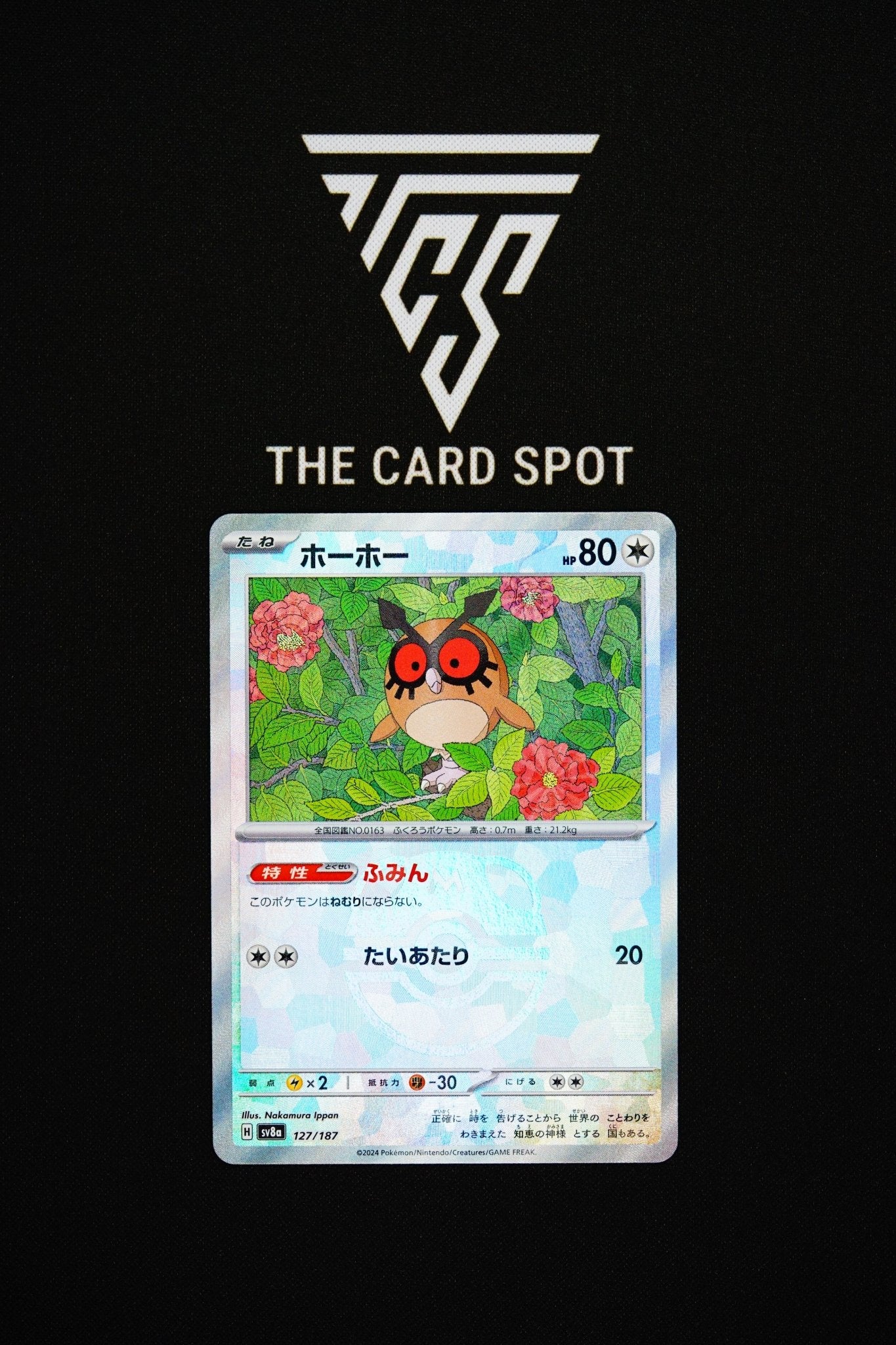 hoothoot pokemon card 127/187 Hoothoot Masterball