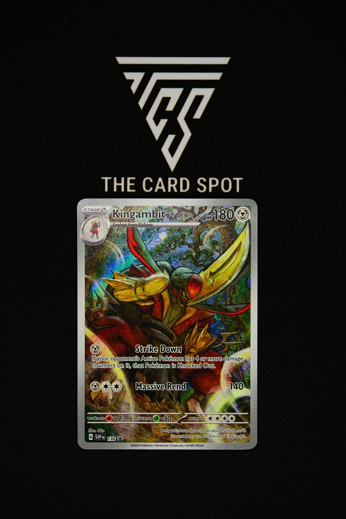 kingambit pokemon cards 130 - Kingambit