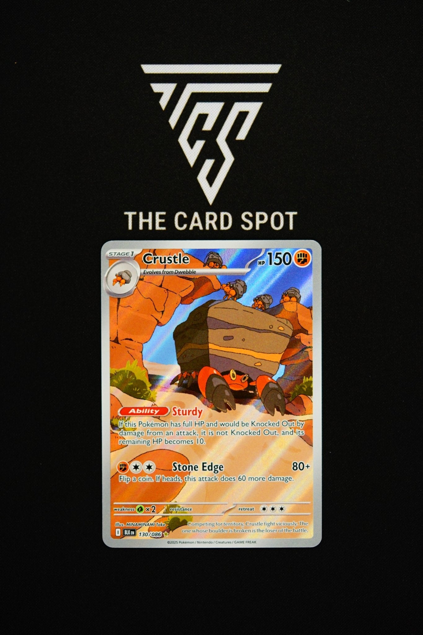 130/086 Crustle - Pokemon TCG - THE CARD SPOT PTY LTD.