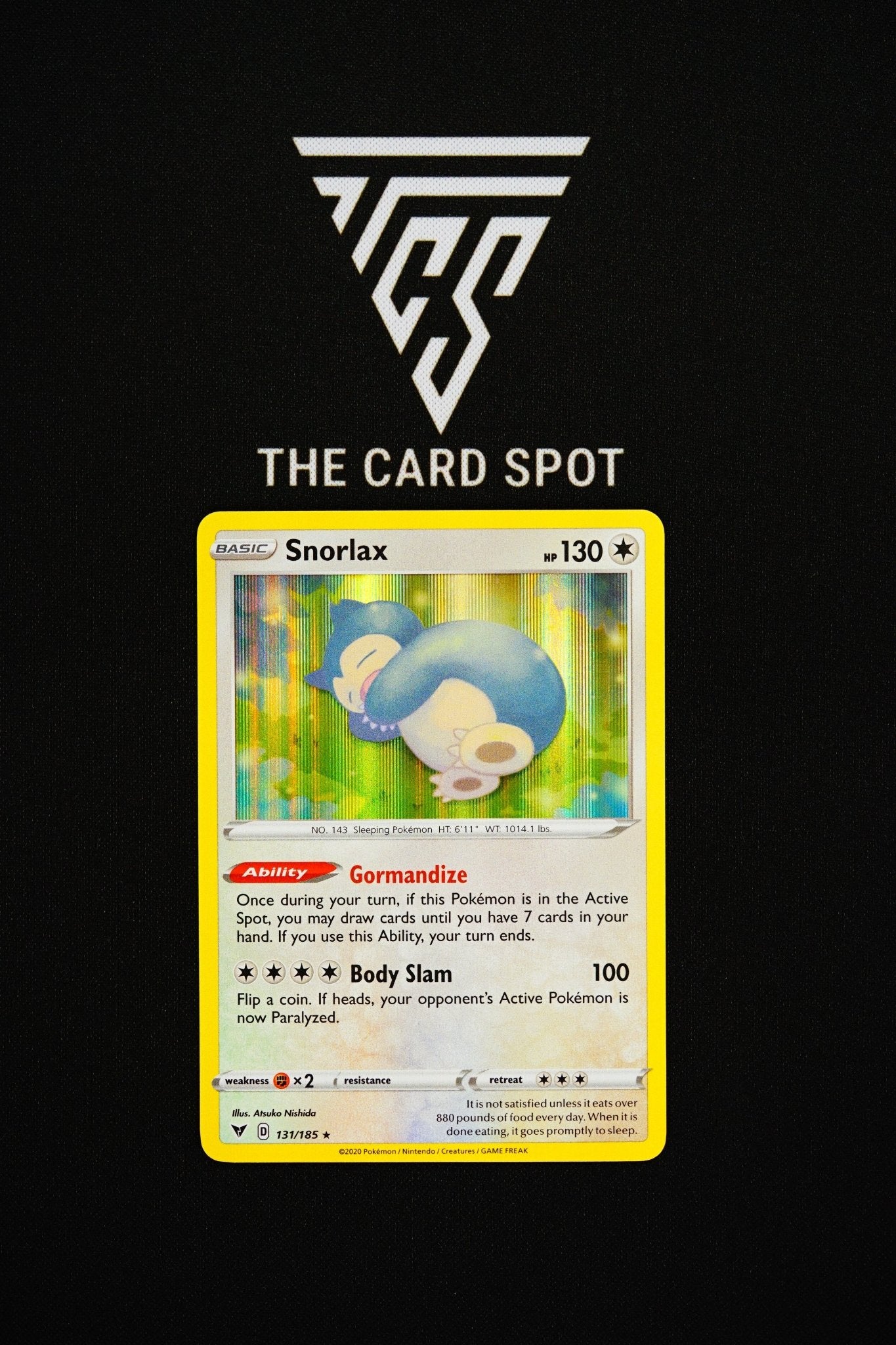 131/185 Snorlax - Pokemon TCG - THE CARD SPOT PTY LTD.