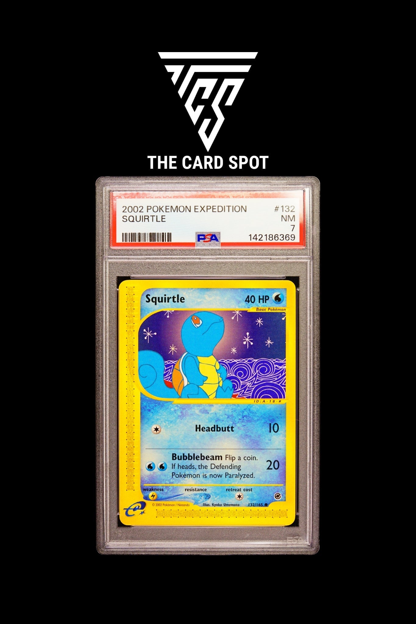 132/165 Squirtle PSA 7 - Pokemon TCG - THE CARD SPOT PTY LTD.