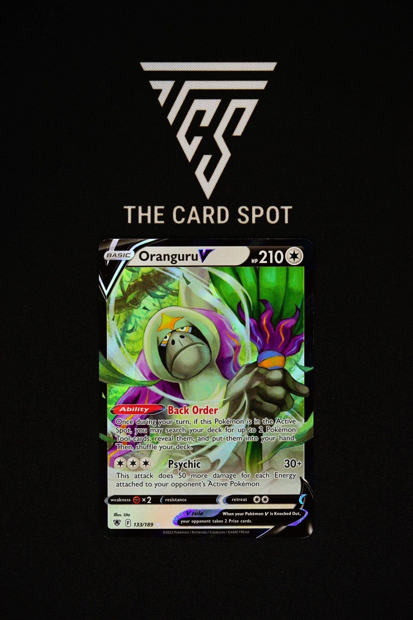133/189 - Oranguru V - Pokemon TCG THE CARD SPOT PTY LTD. 133/189 - Oranguru V - Pokemon TCG THE CARD SPOT PTY LTD.