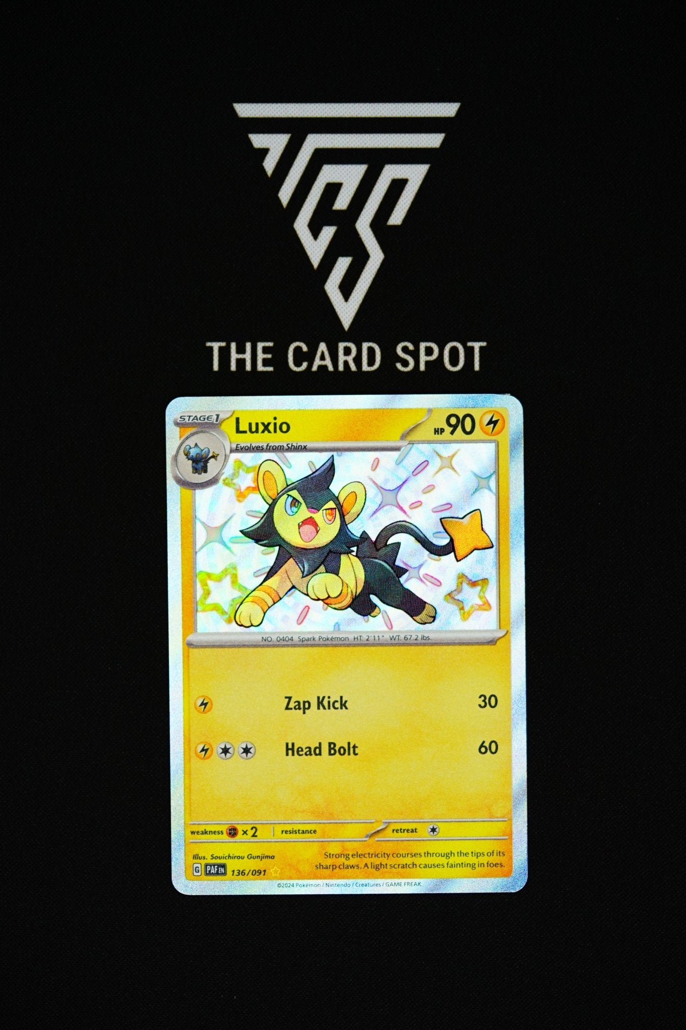 136/091 - Luxio - Pokemon TCG THE CARD SPOT PTY LTD. 136/091 - Luxio - Pokemon TCG THE CARD SPOT PTY LTD.