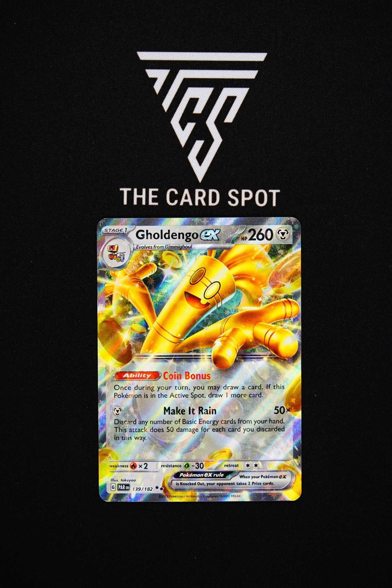 139/182 Gholdengo Ex - Pokemon TCG - THE CARD SPOT PTY LTD.