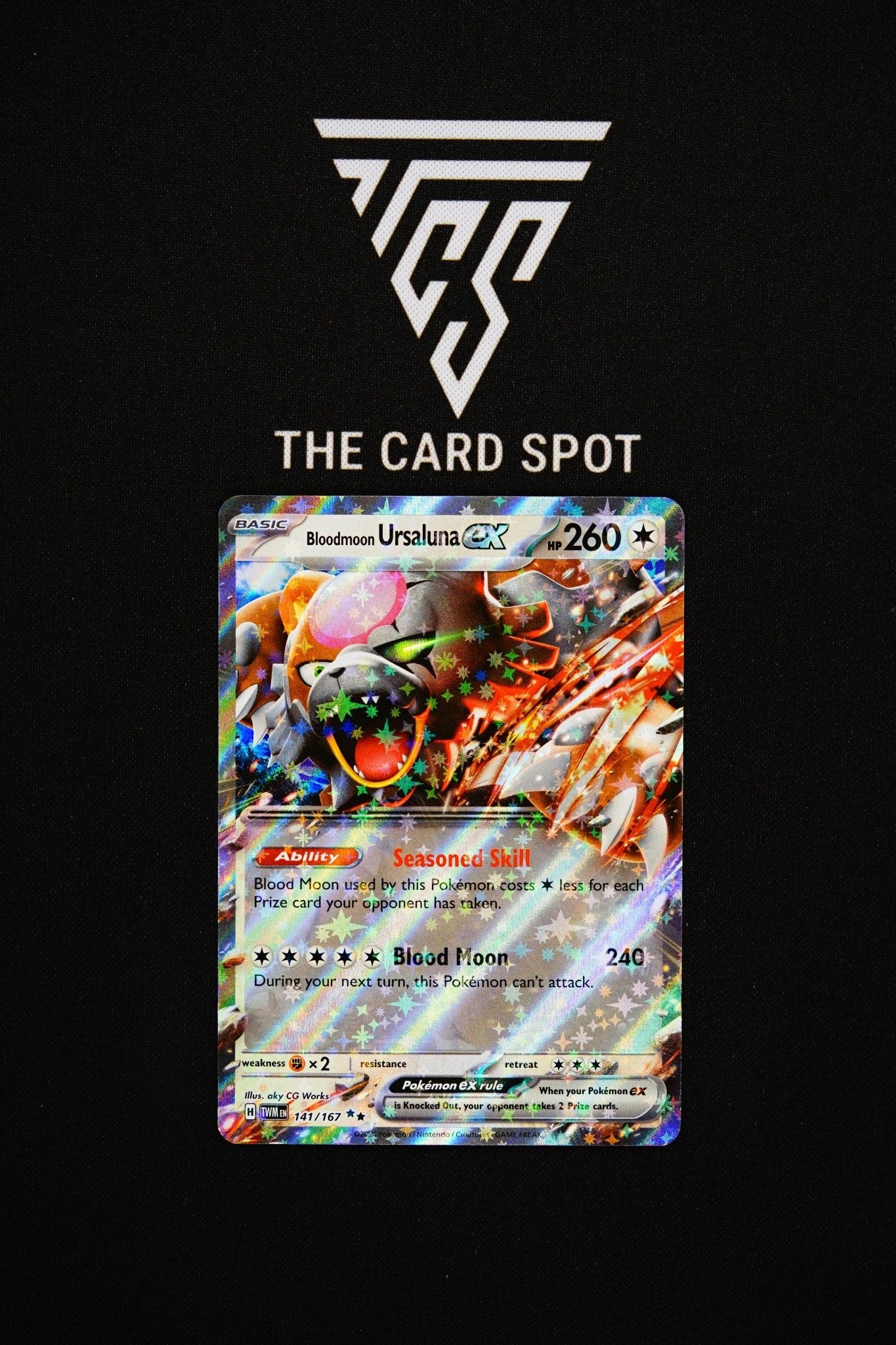 141/167 Bloodmoon Ursaluna Ex - Pokemon TCG - THE CARD SPOT PTY LTD.