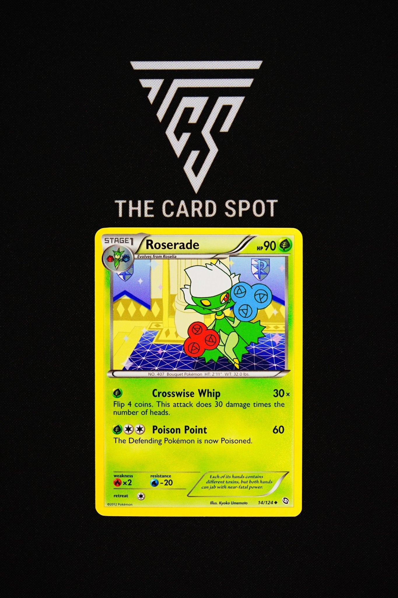 14/124 Roserade - Pokemon TCG - THE CARD SPOT PTY LTD.