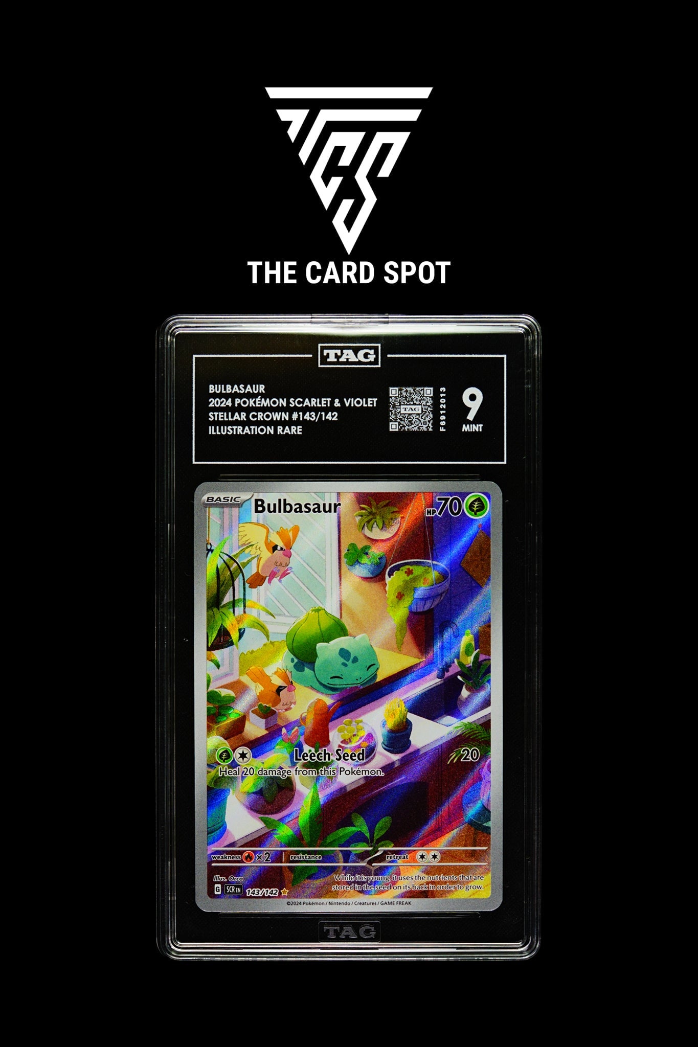 143/142 - Bulbasaur - TAG 9 - THE CARD SPOT PTY LTD.