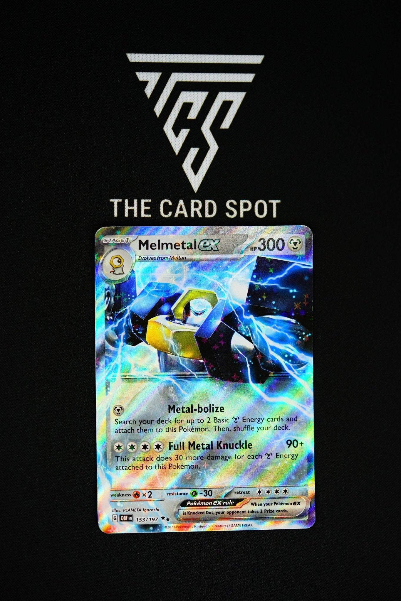 153/197 Melmetal ex - Pokemon THE CARD SPOT PTY LTD. 153/197 Melmetal ex - Pokemon THE CARD SPOT PTY LTD.