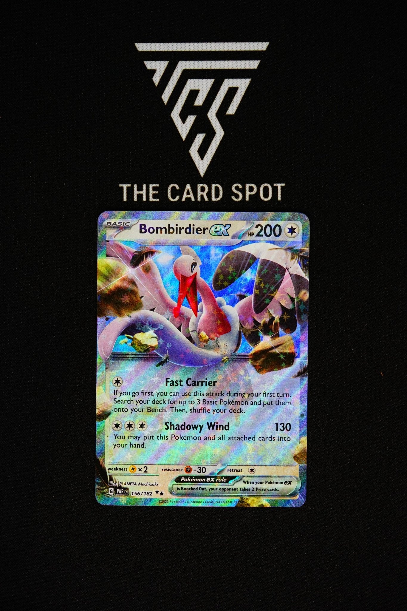 bombirdier pokemon card 156/182 - Bombirdier ex