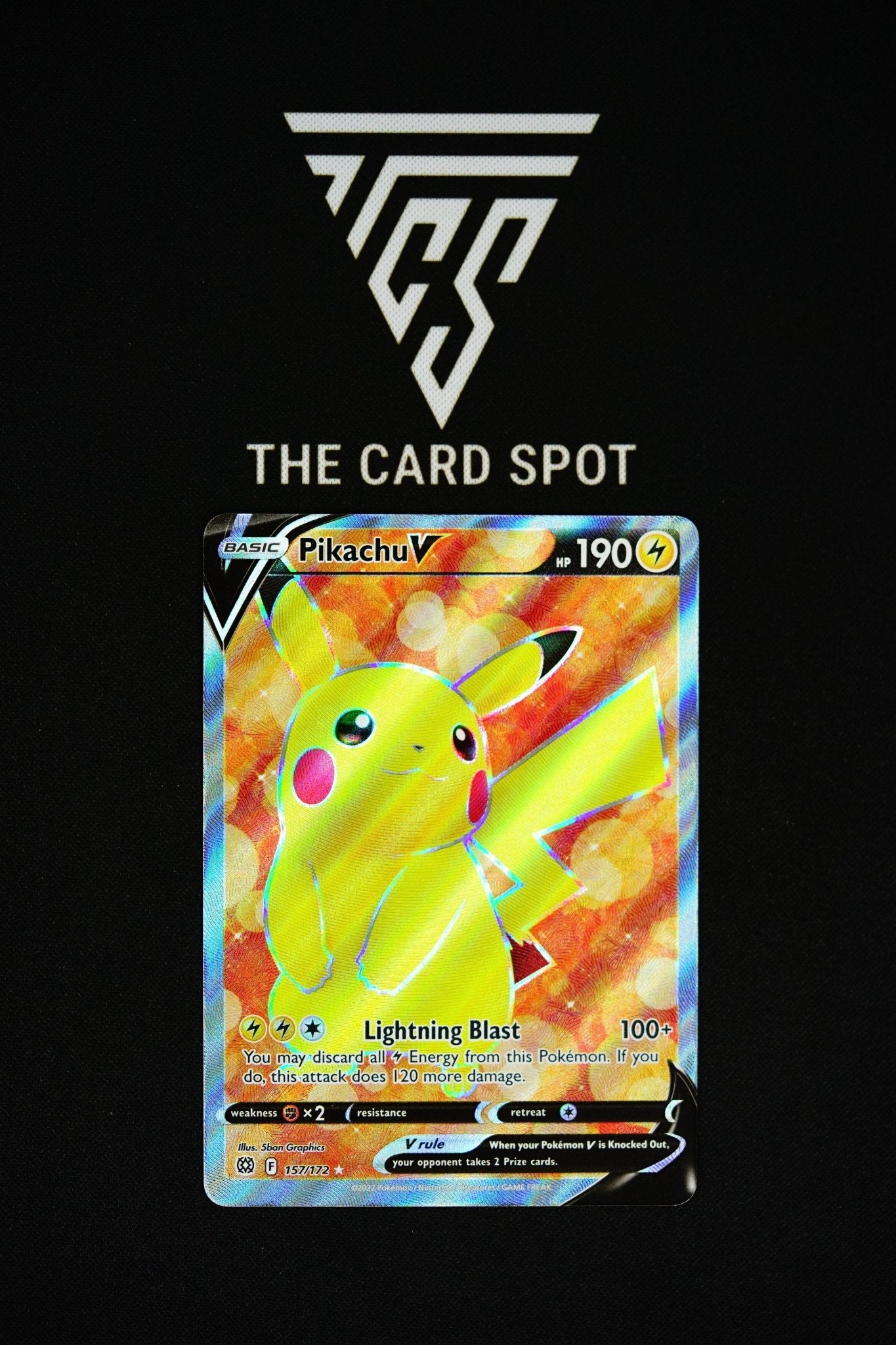 157/172 Pikachu V - Pokemon TCG - THE CARD SPOT PTY LTD.